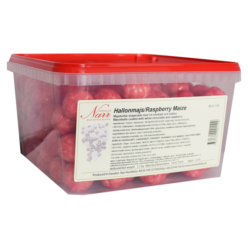 Hel Låda Hallonmajs 1,2kg - 59% rabatt