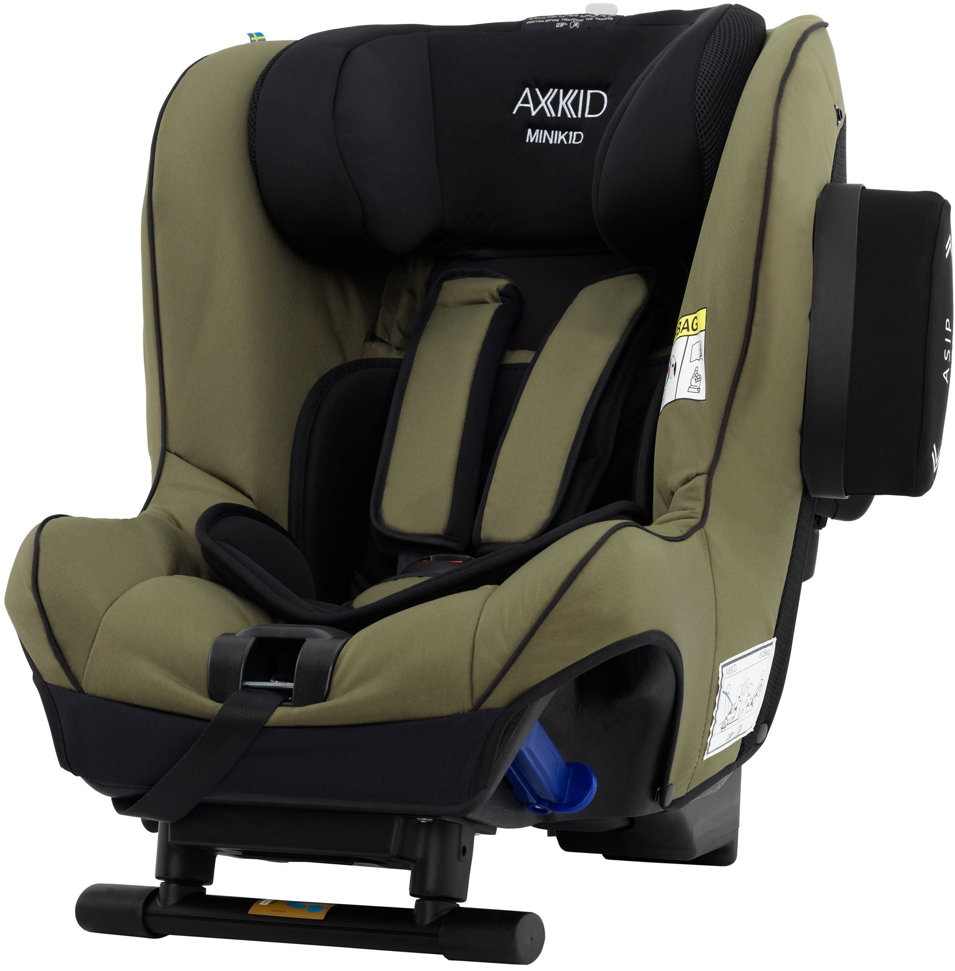 Axkid Minikid 2 Solid Bakåtvänd Bilbarnstol, Moss