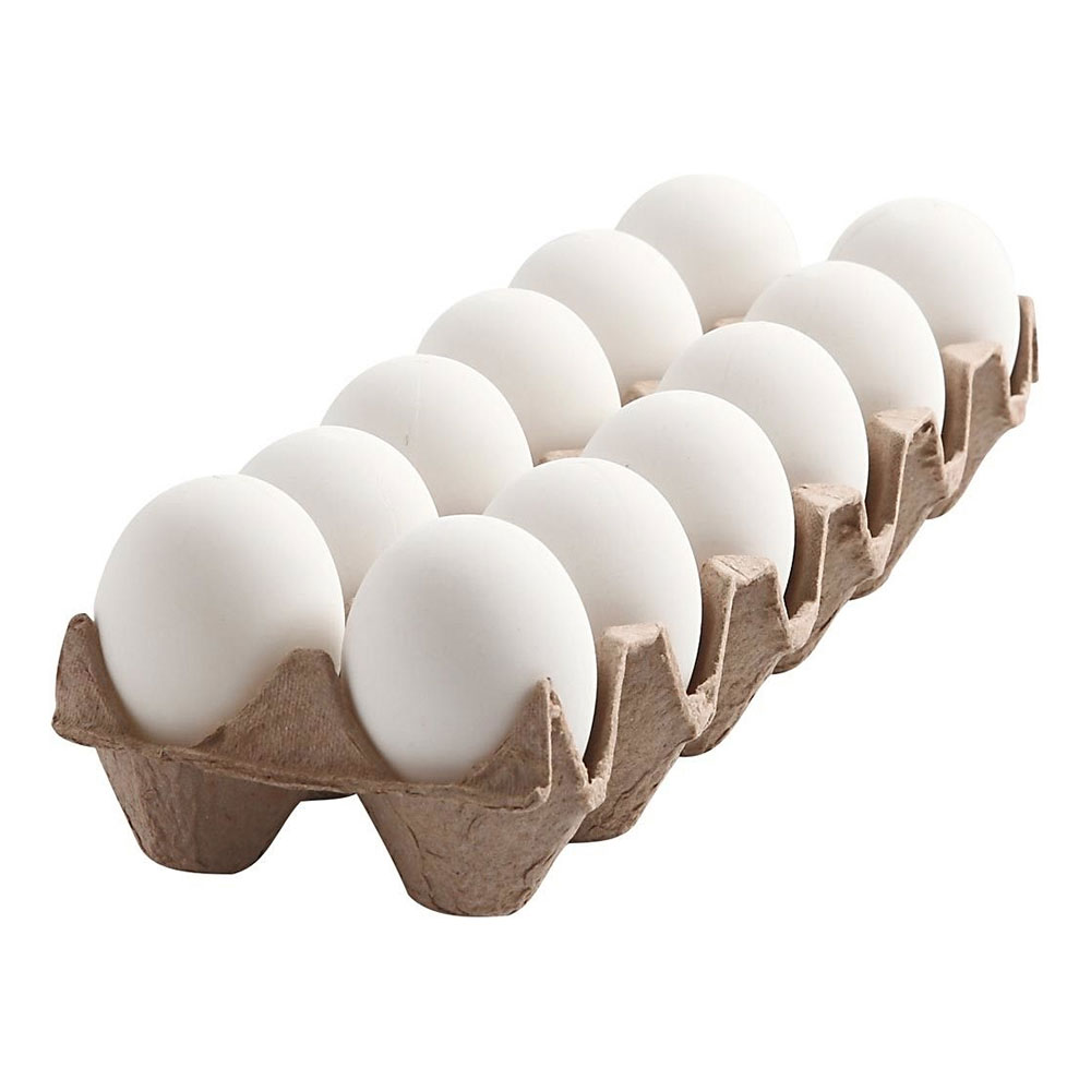 Plastägg - 12-pack