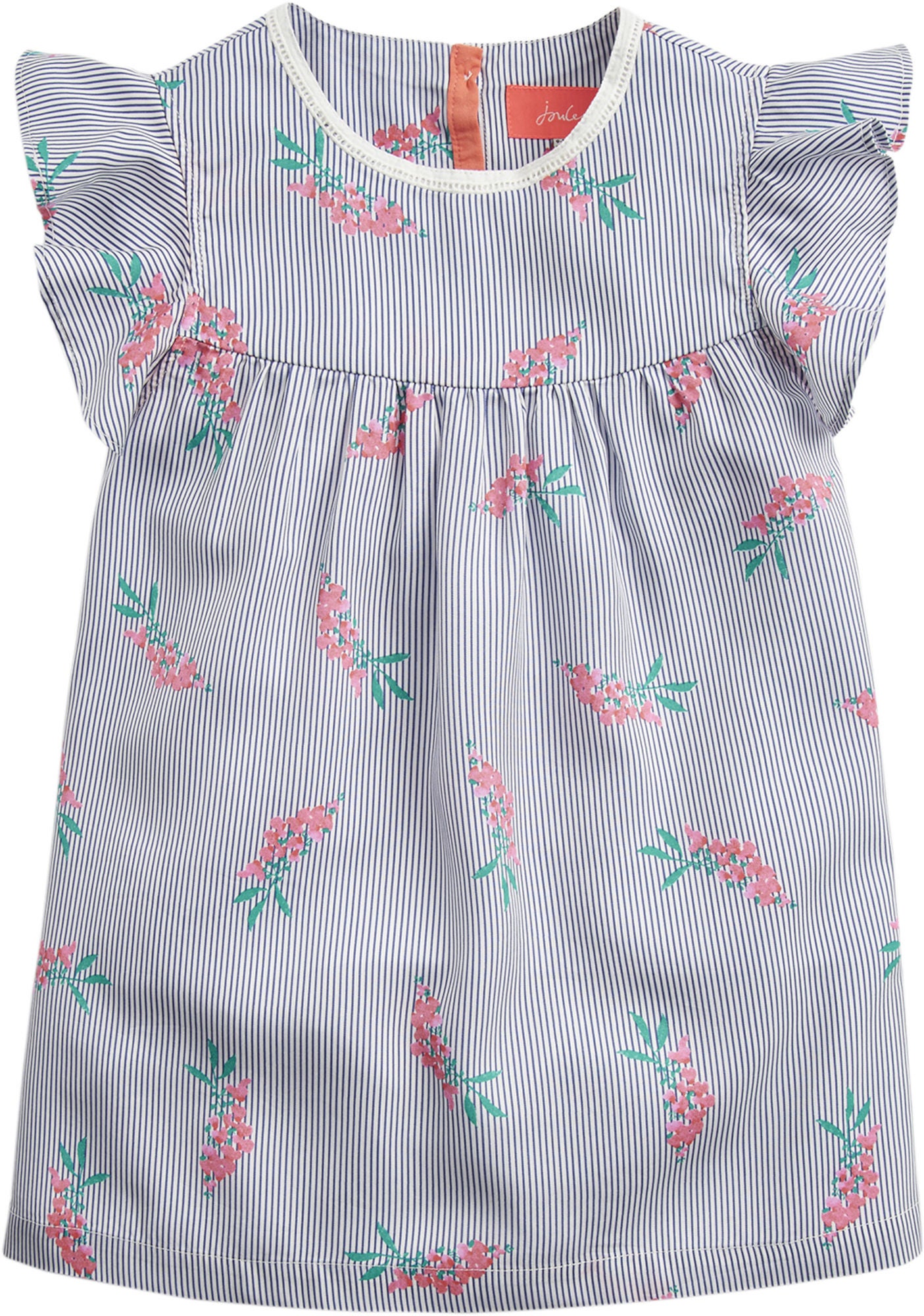 Tom Joules Topp, Blue Posy Stripe 5 År