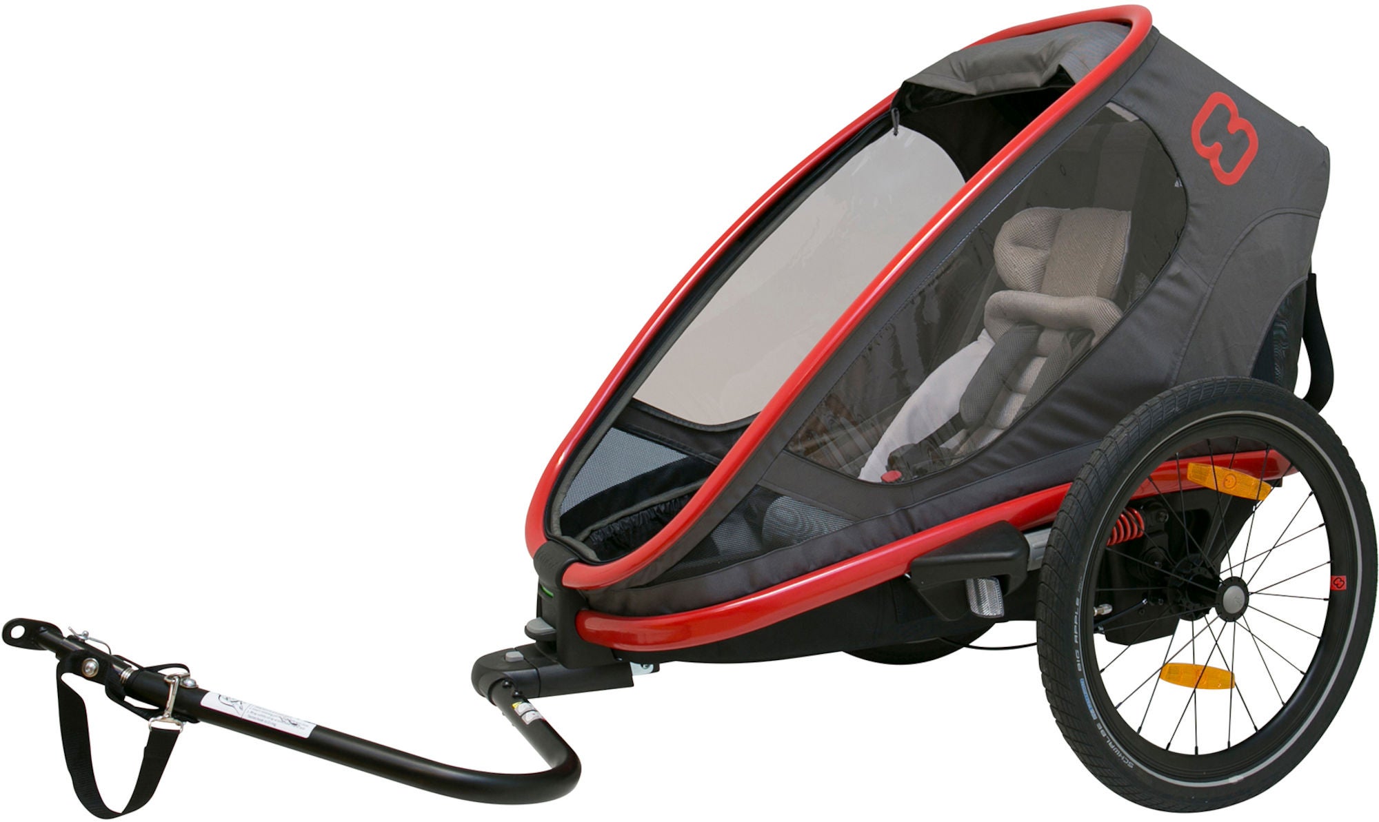 Hamax Outback One Reclining, Red/Charcoal