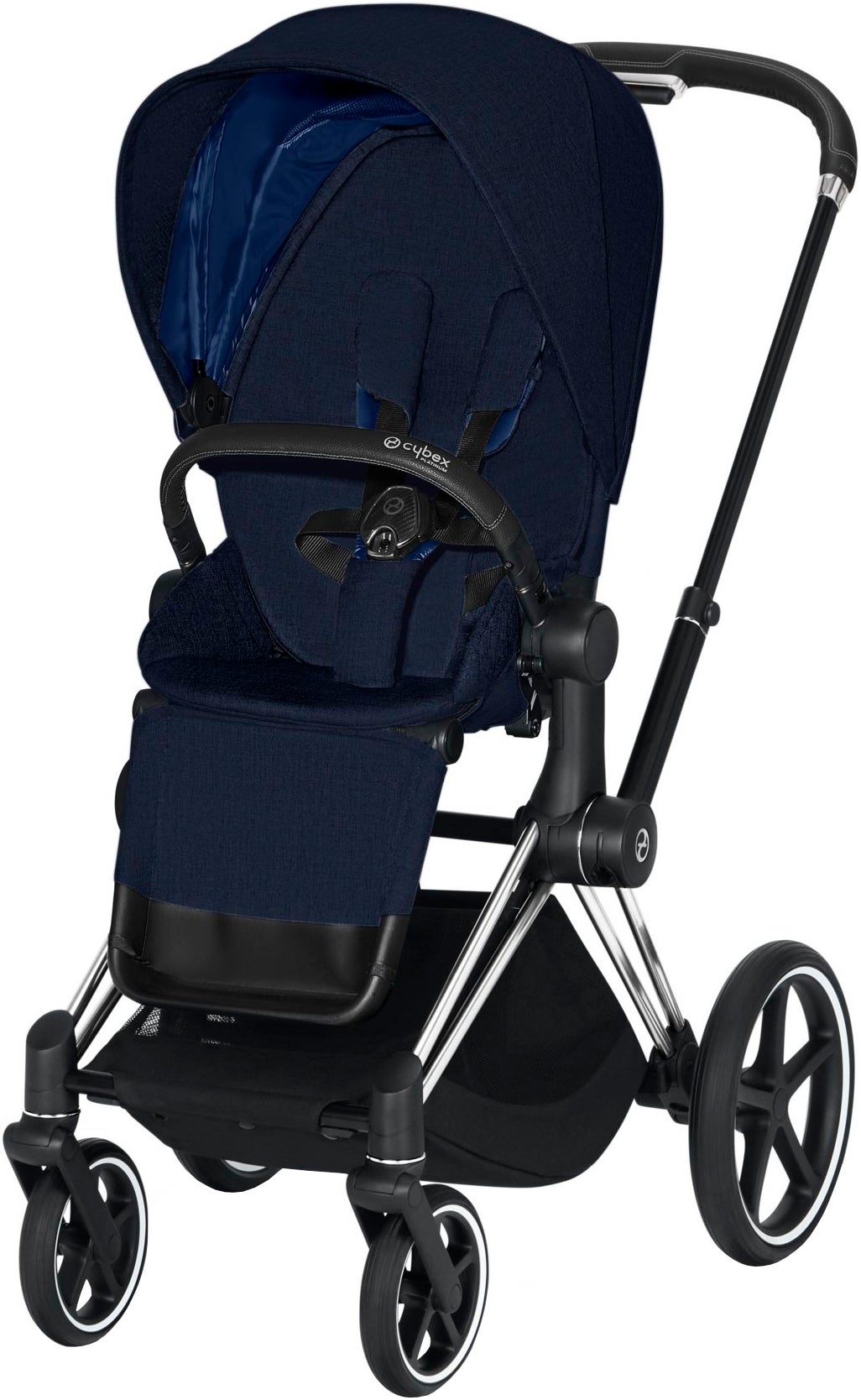 Cybex Priam Sittvagn Plus, Midnight Blue/Chrome Black