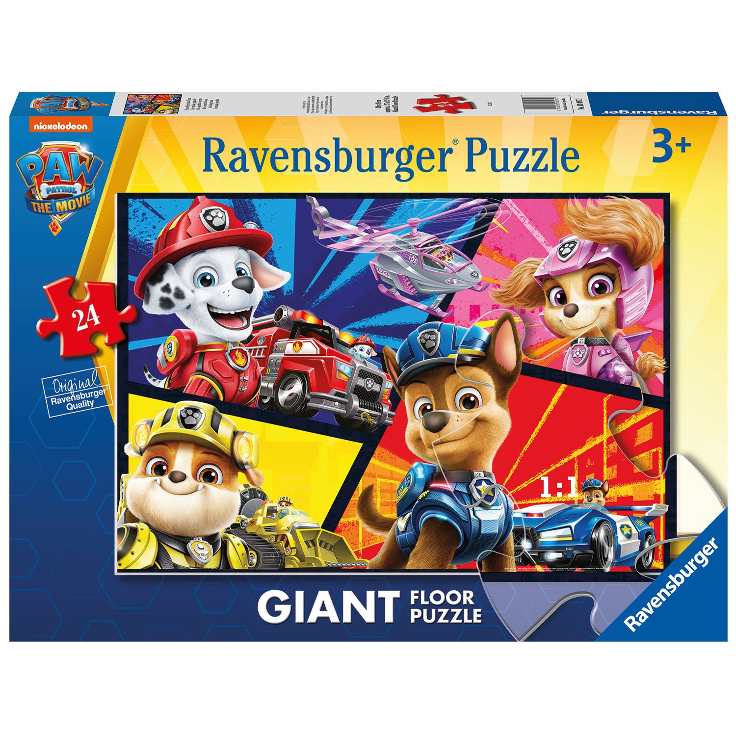 Ravensburger Paw Patrol Movie Golvpussel, 24 Bitar