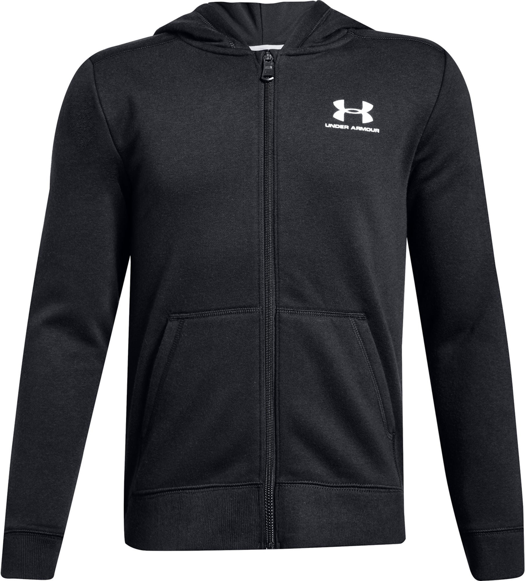Under Armour Fleece FZ Huvtröja, Black XS