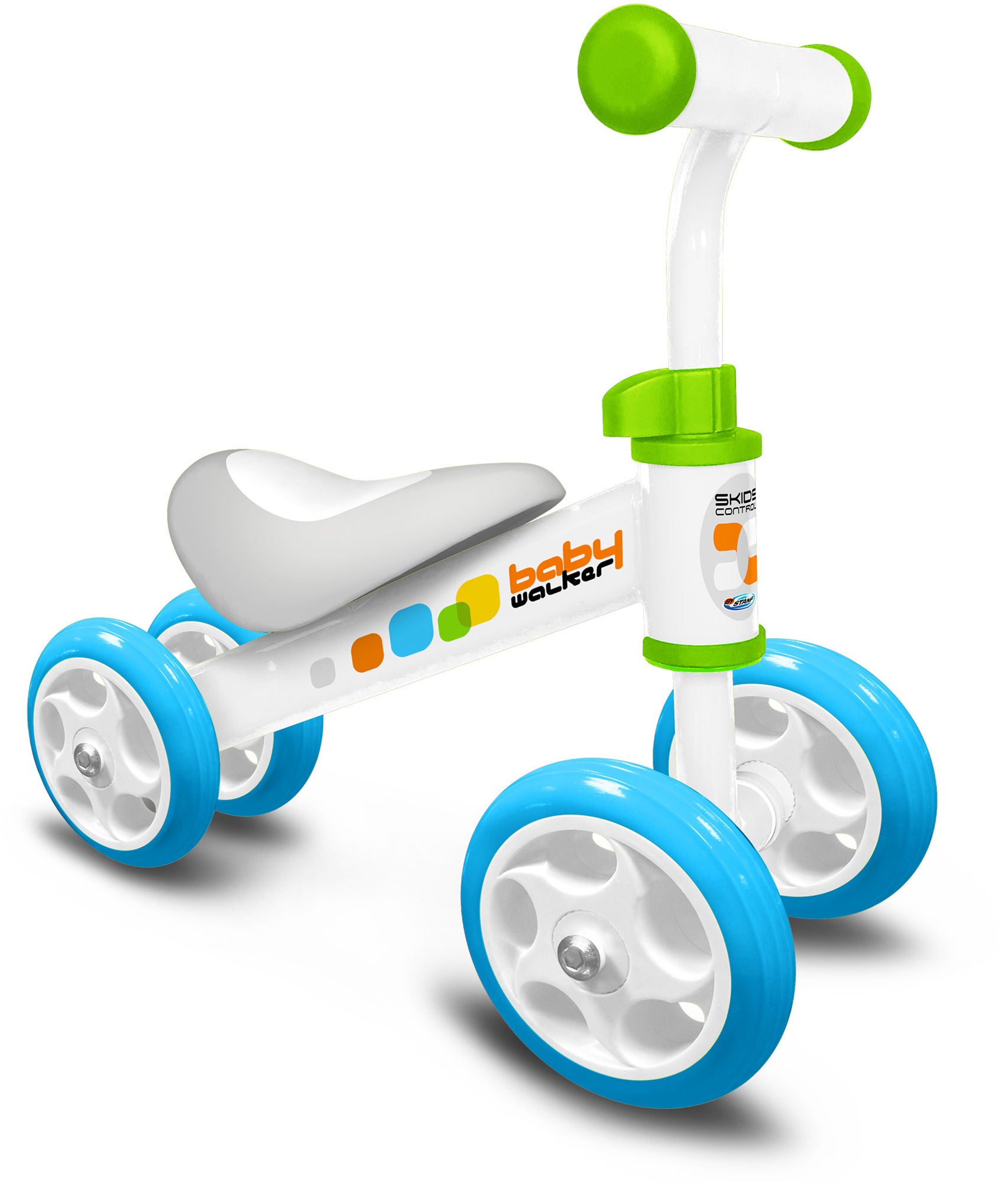 Stamp Springcykel Fyrhjuling, Blå