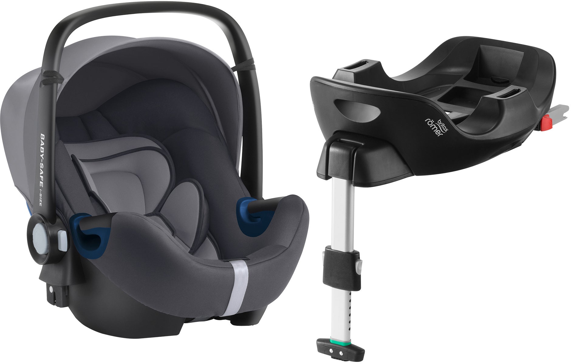 Britax Römer BABY-SAFE 2 i-SIZE Babyskydd Inkl Bas, Storm Grey