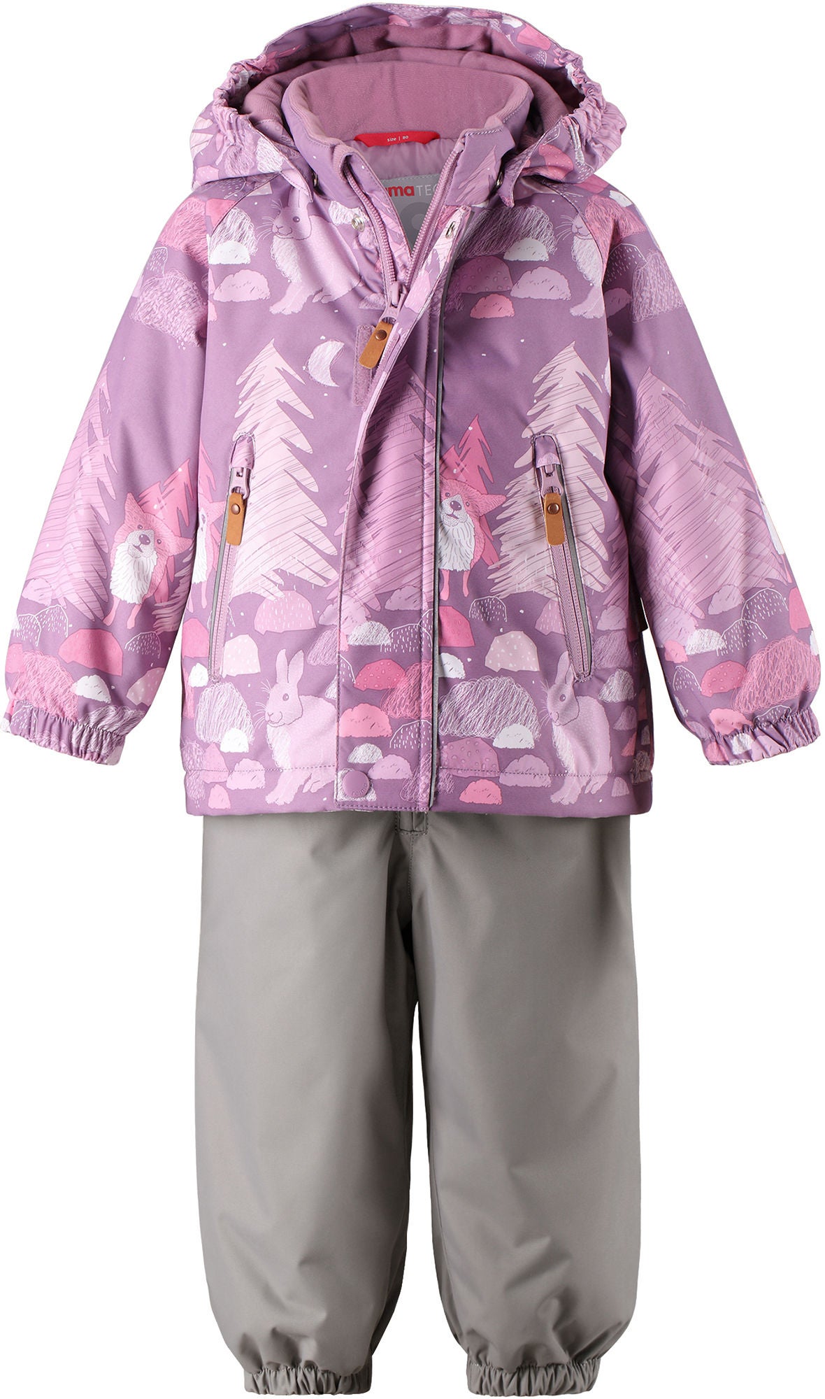 Reimatec Ruis Regnställ, Heather Pink 80