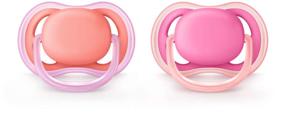 Philips Avent Ultra Air napp 6-18m, rosa