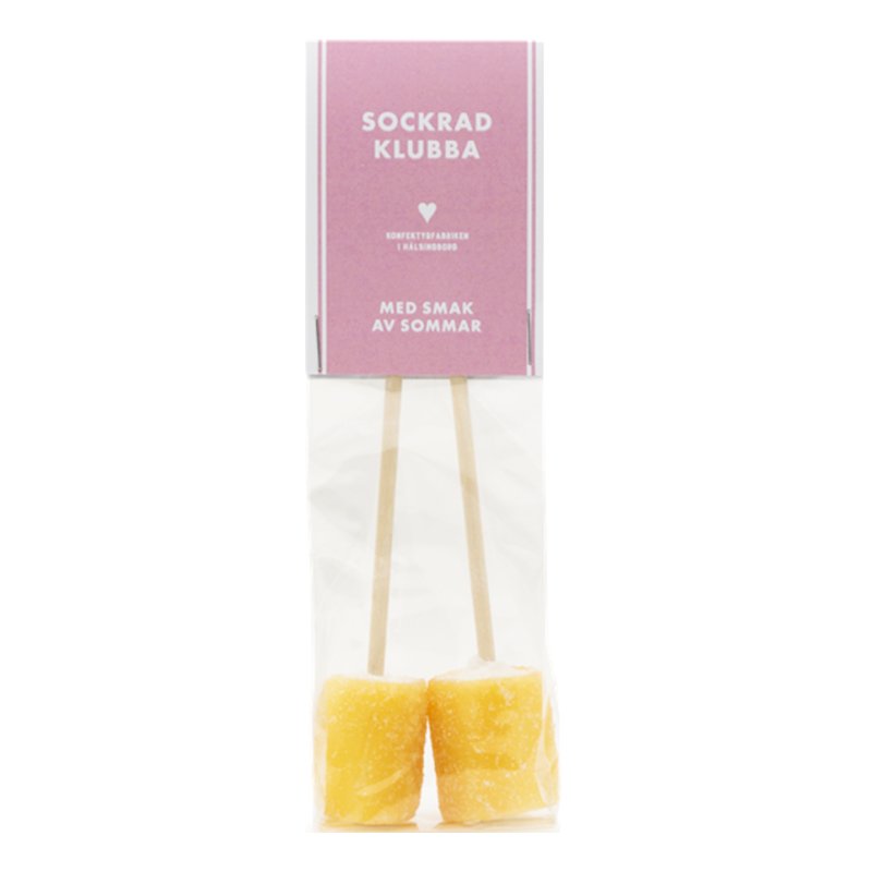 Sockrade Klubbor Citron - 2-pack