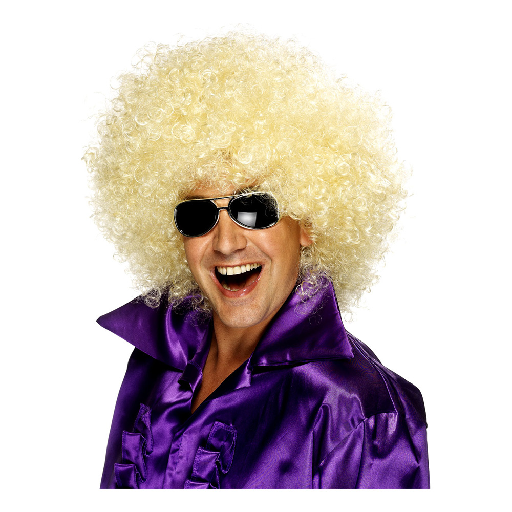 Jätteafroperuk Blond