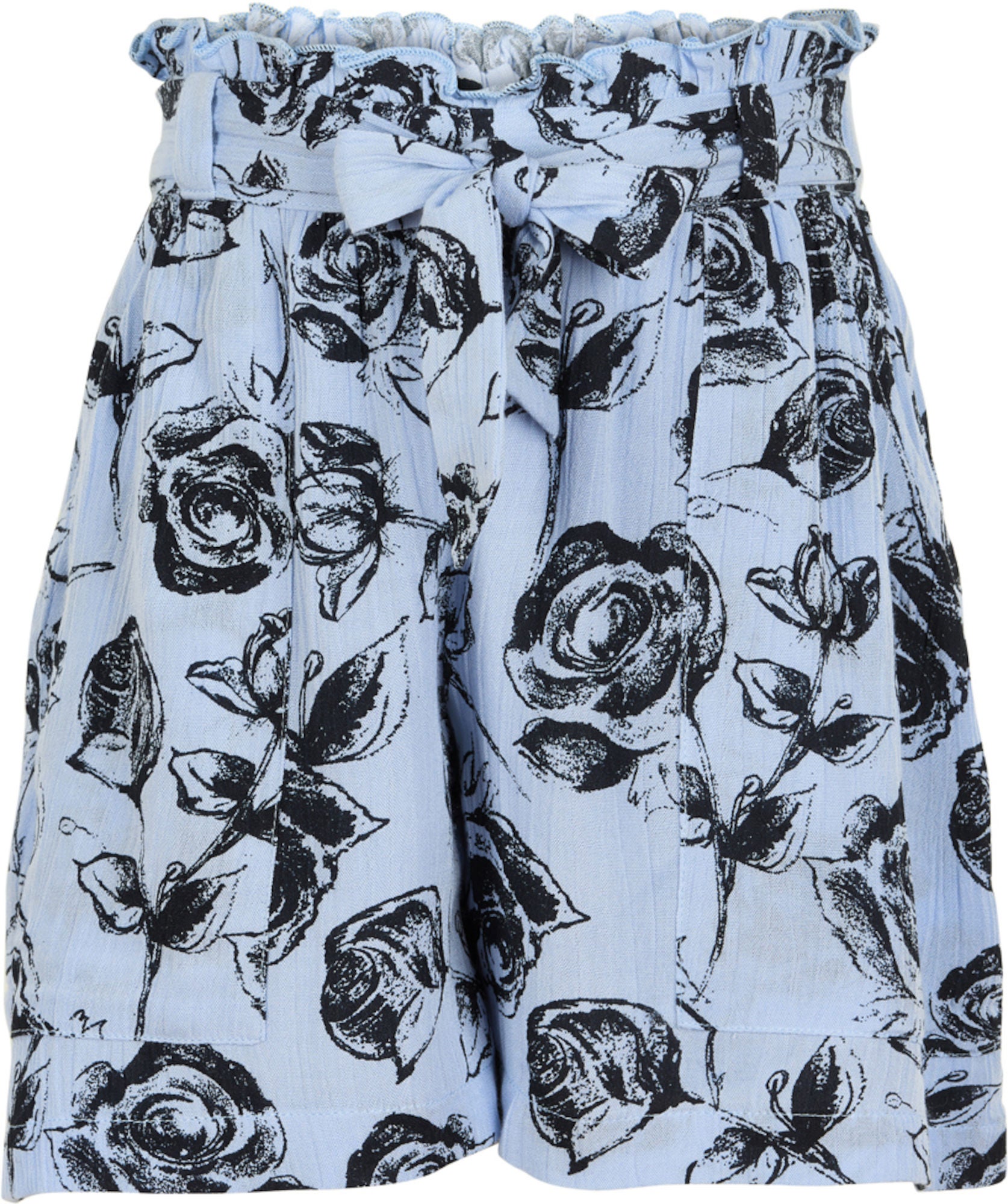 Creamie Roses Shorts, Xenon Blue 116