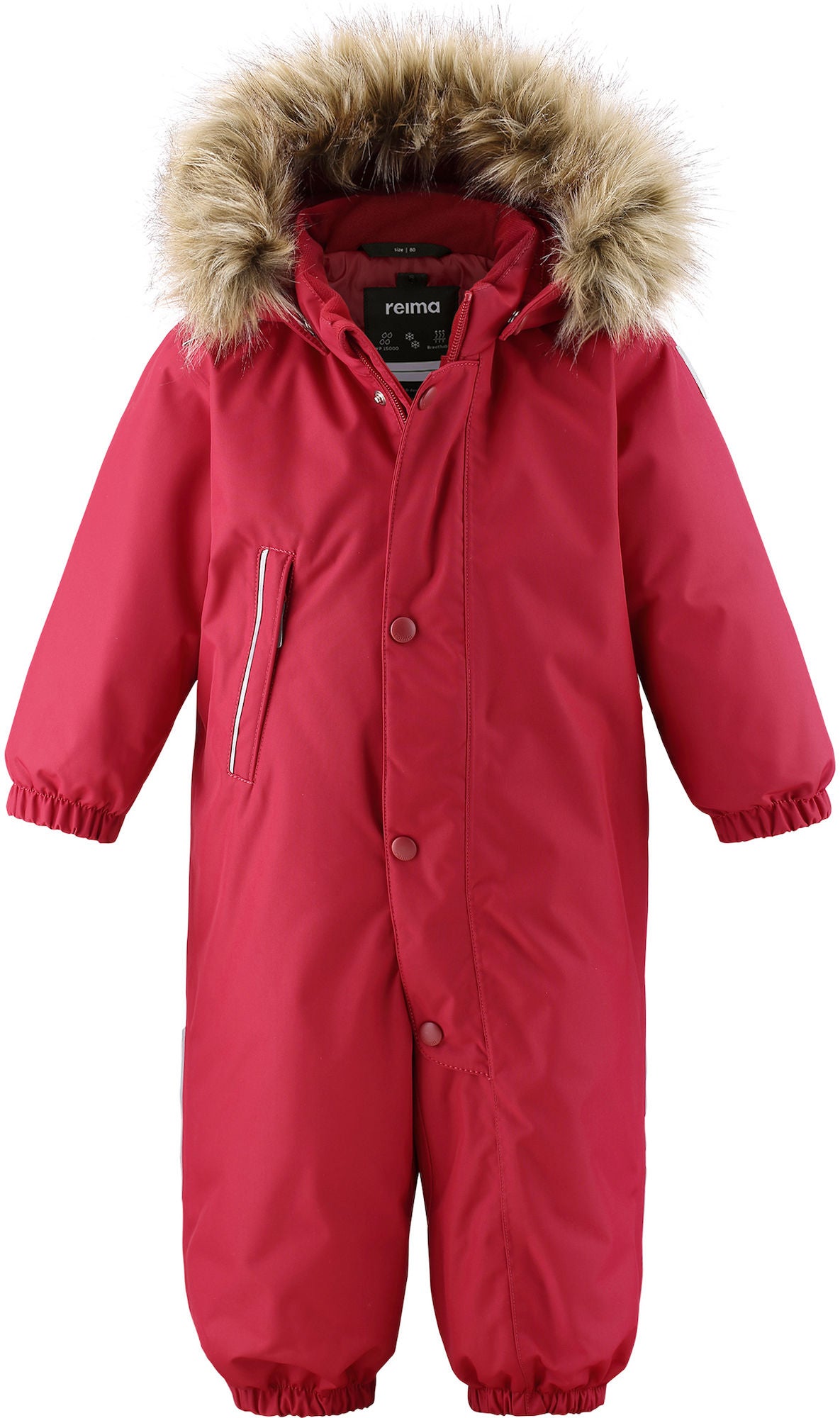 Reimatec Gotland Overall, Lingonberry Red, 74