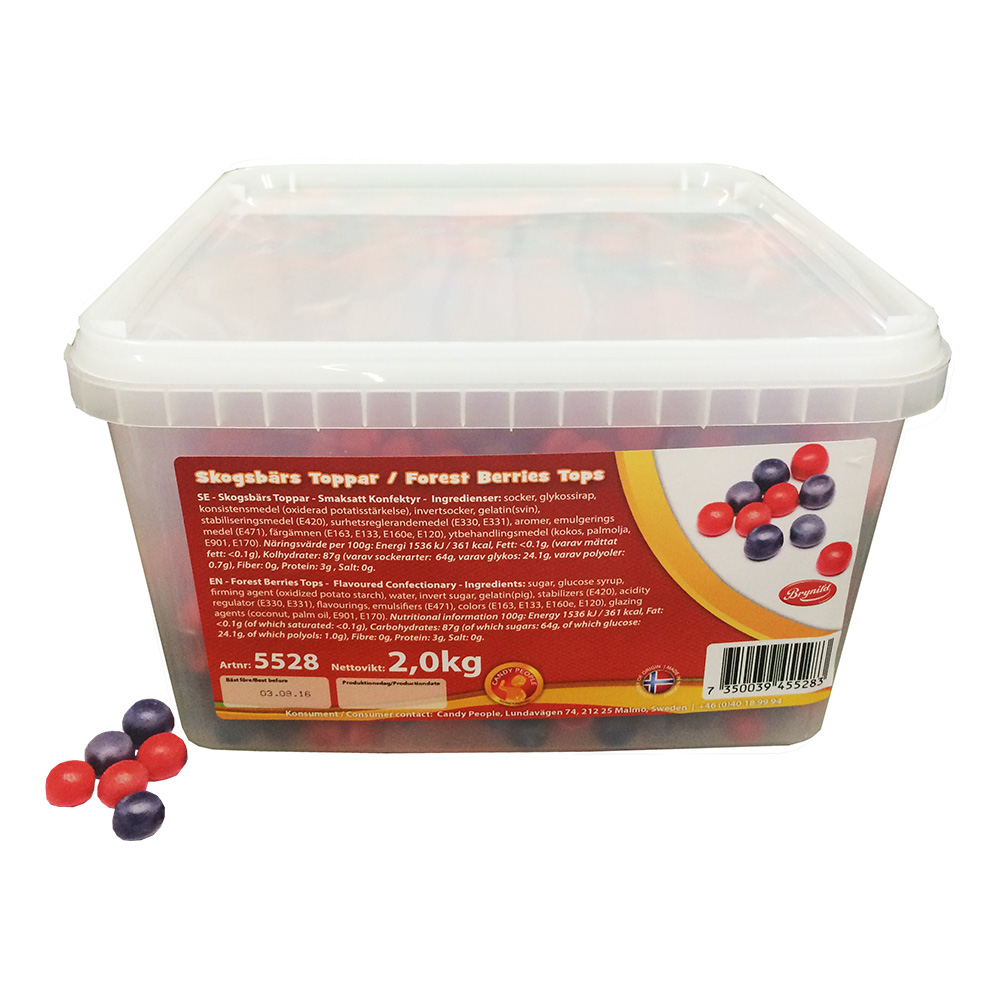 Skogsbärstoppar - 2 kg