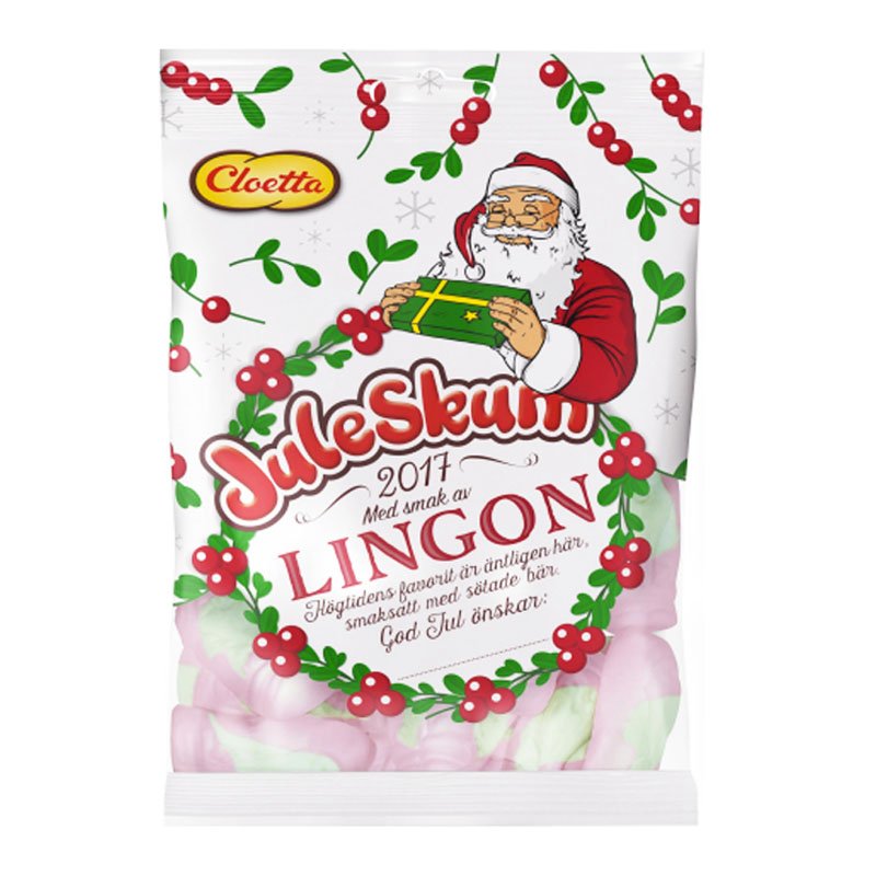 Godis "Juleskum Lingon" 100g - 50% rabatt