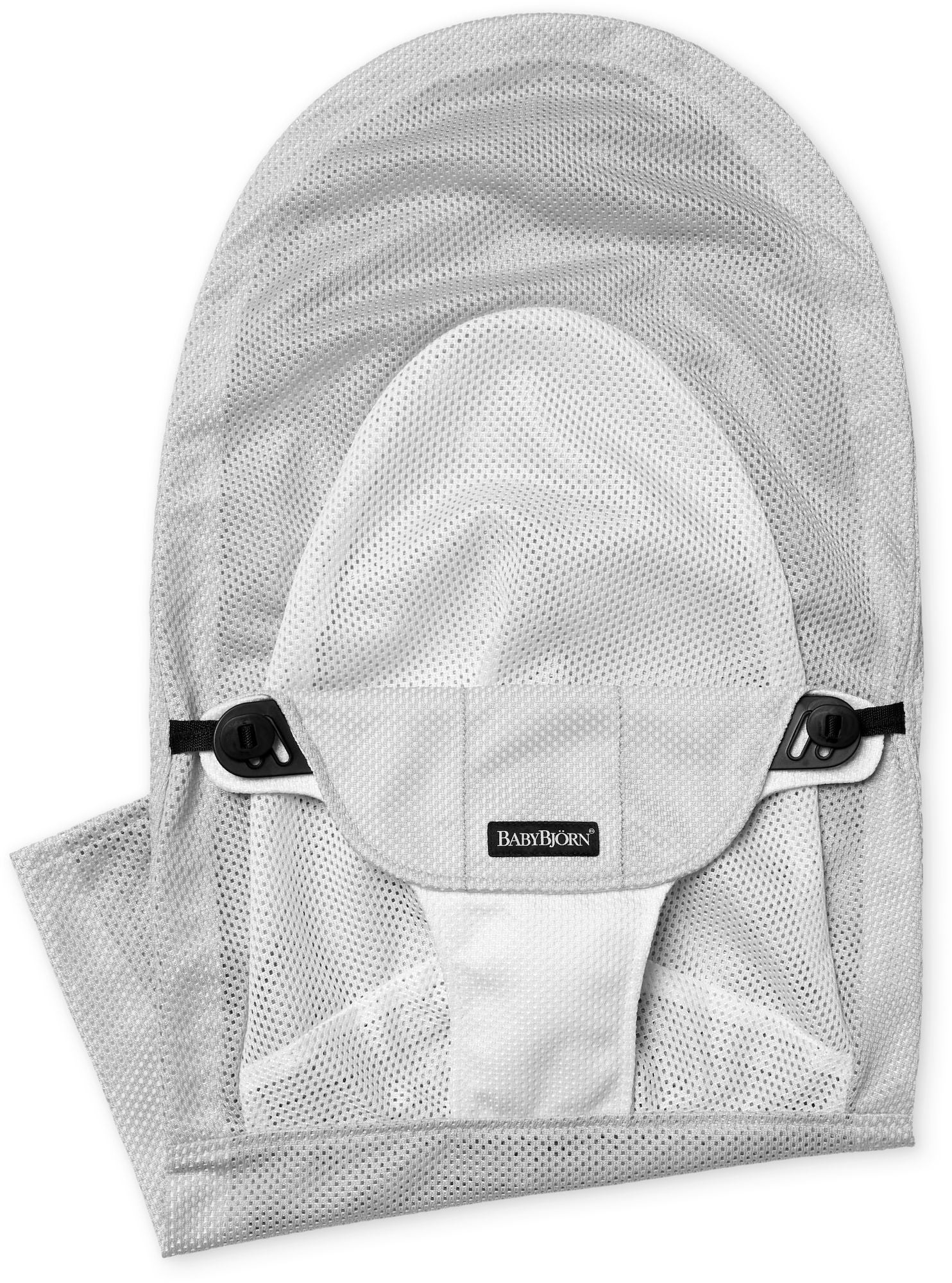 BabyBjörn Balance Soft Tygsits Mesh, Silver/Vit