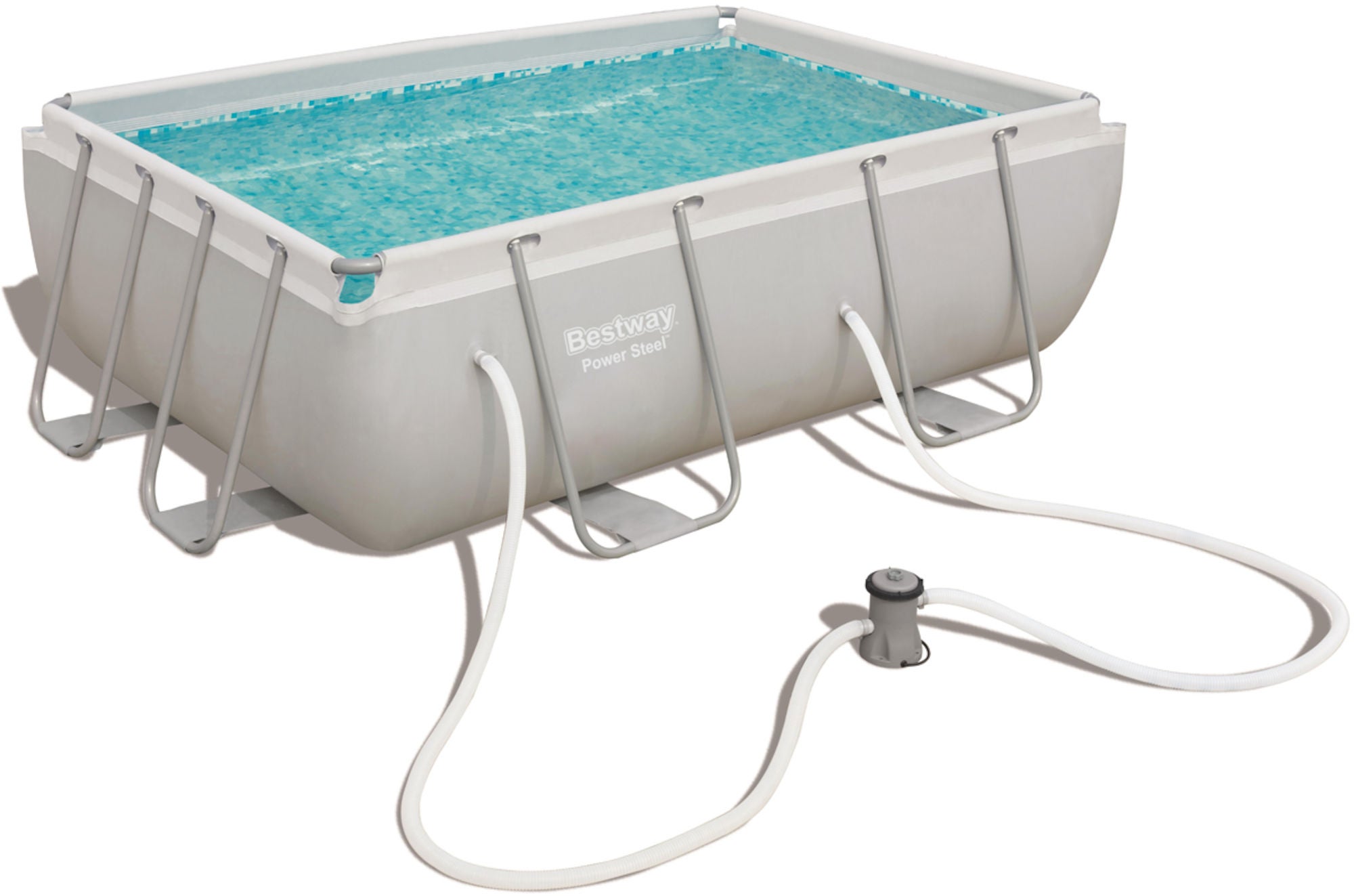 Bestway Power Steel Pool m. Tillbehör 282 x 196