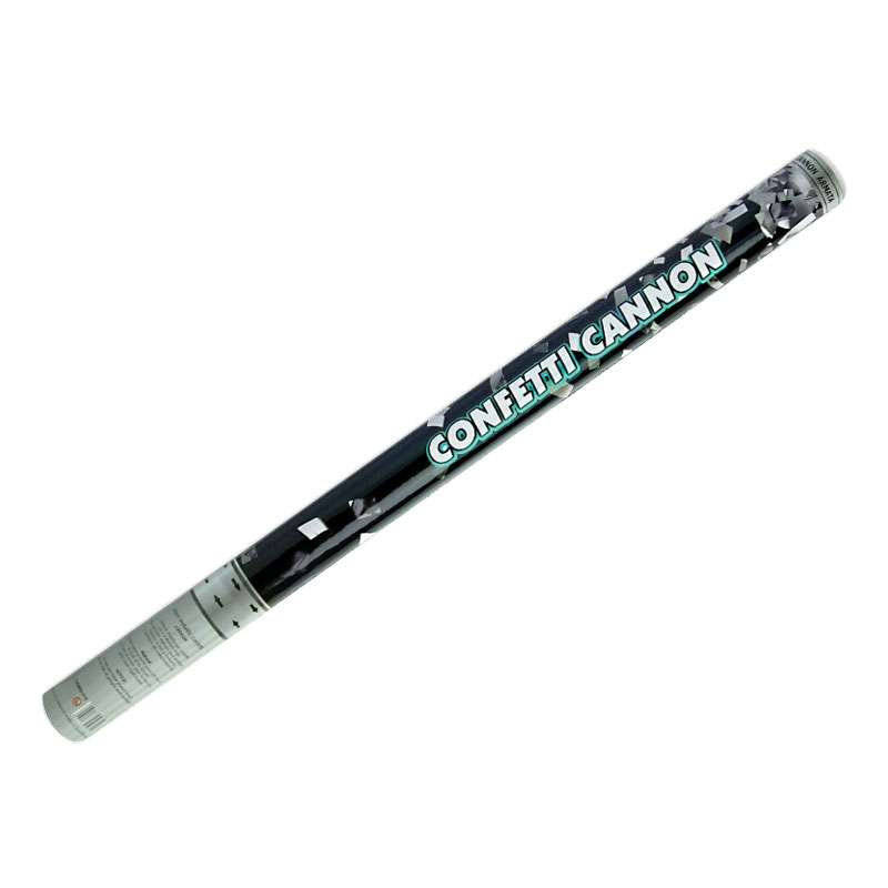 Konfettikanon Metallic Silver - 60 cm