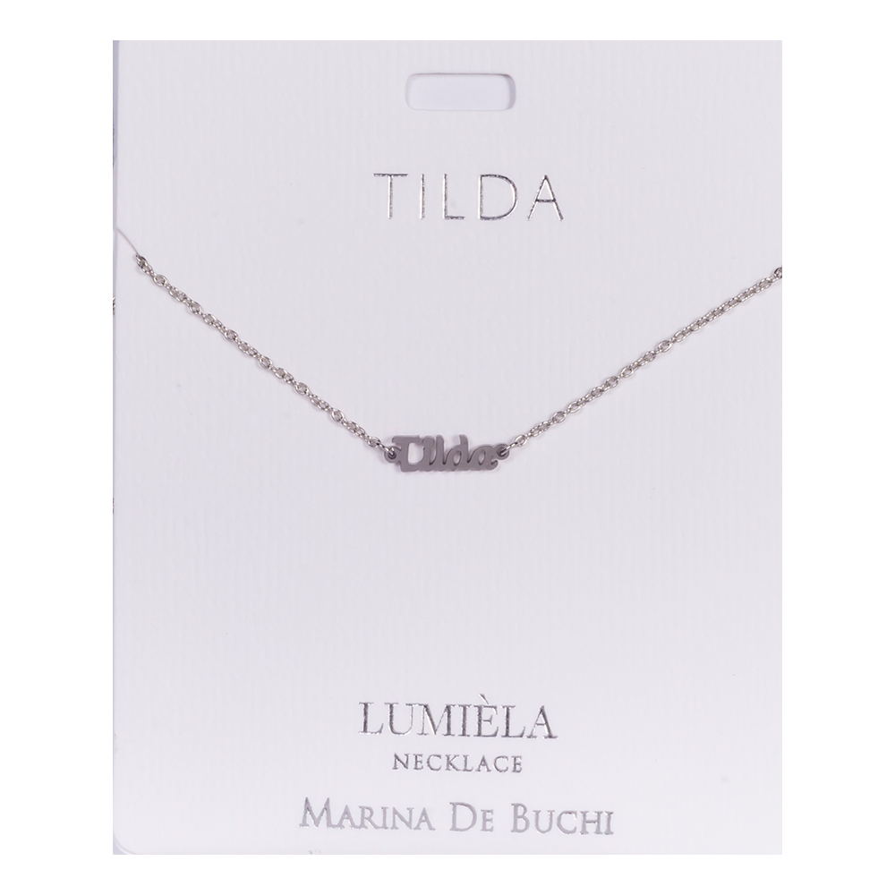 Namnhalsband Silver - Tilda