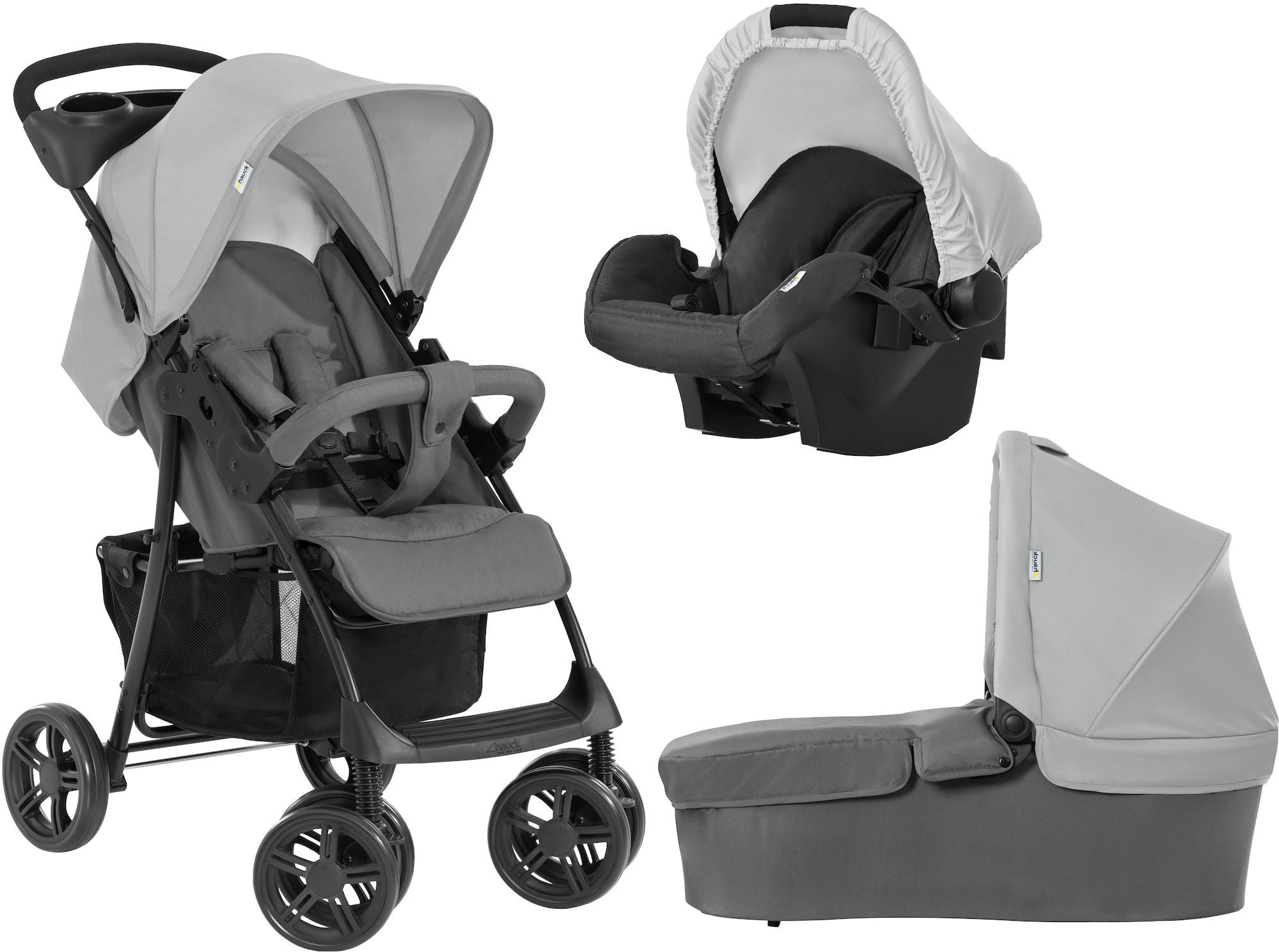 Hauck Shopper Barnvagnspaket, Grey