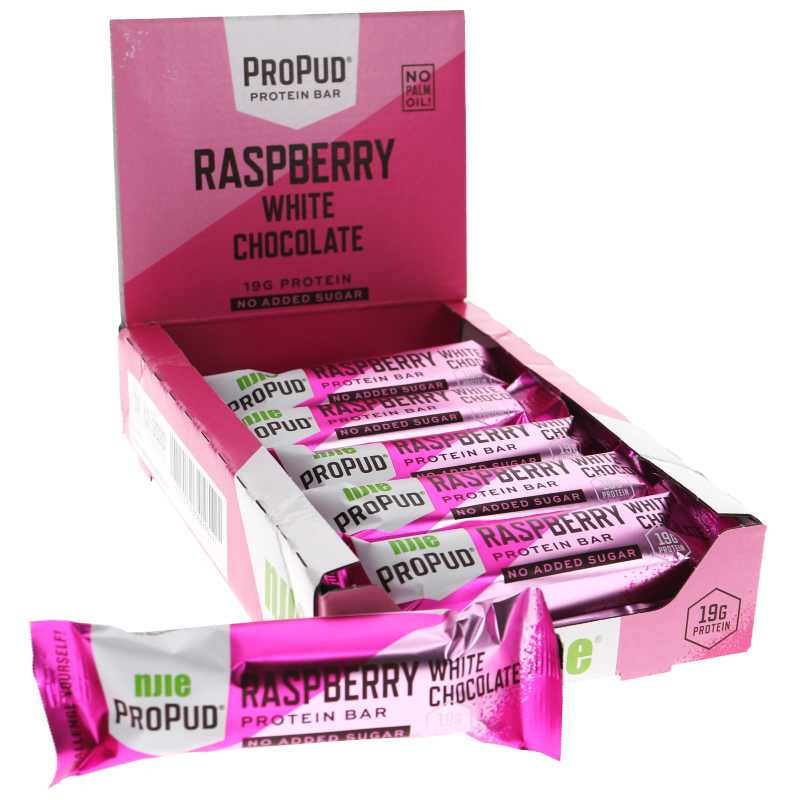 Proteinbars Hallon & Vit Choklad 12-pack - 38% rabatt