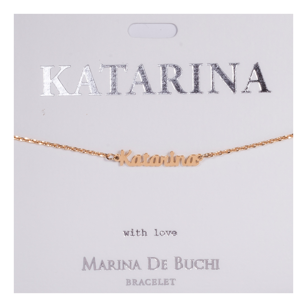 Namnarmband Guld - Katarina
