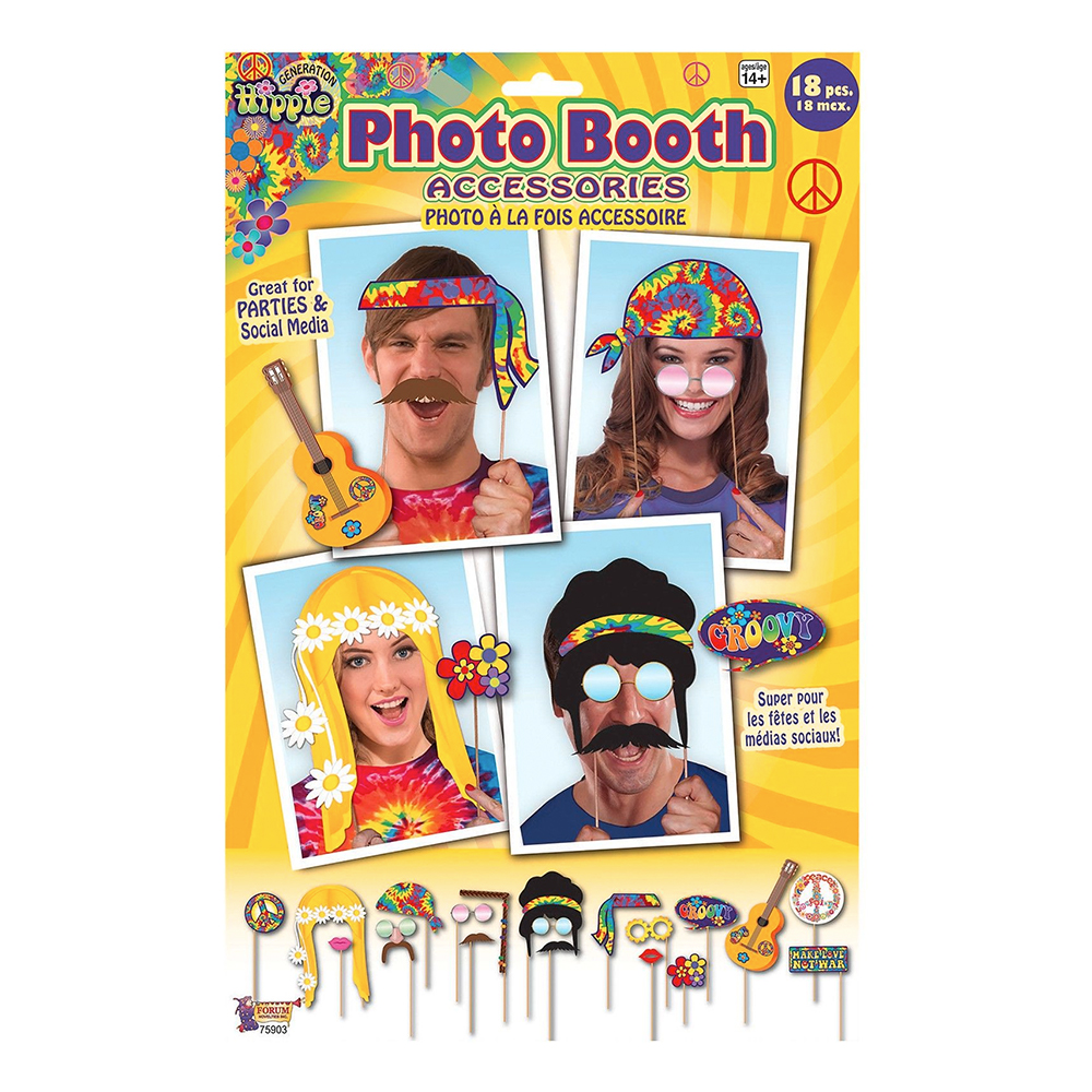 Foto Props Hippie - 18-pack