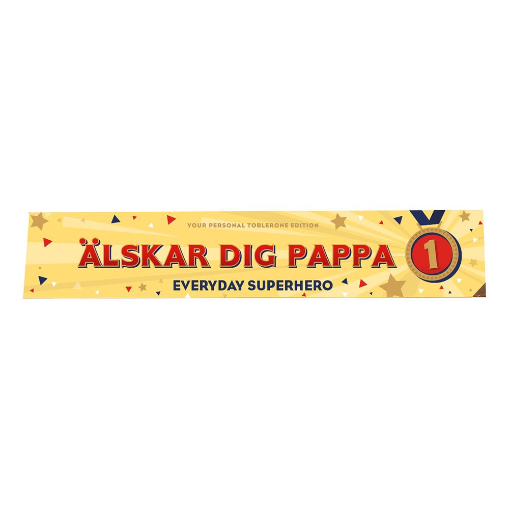 Toblerone Älskar Dig Pappa - 100 gram