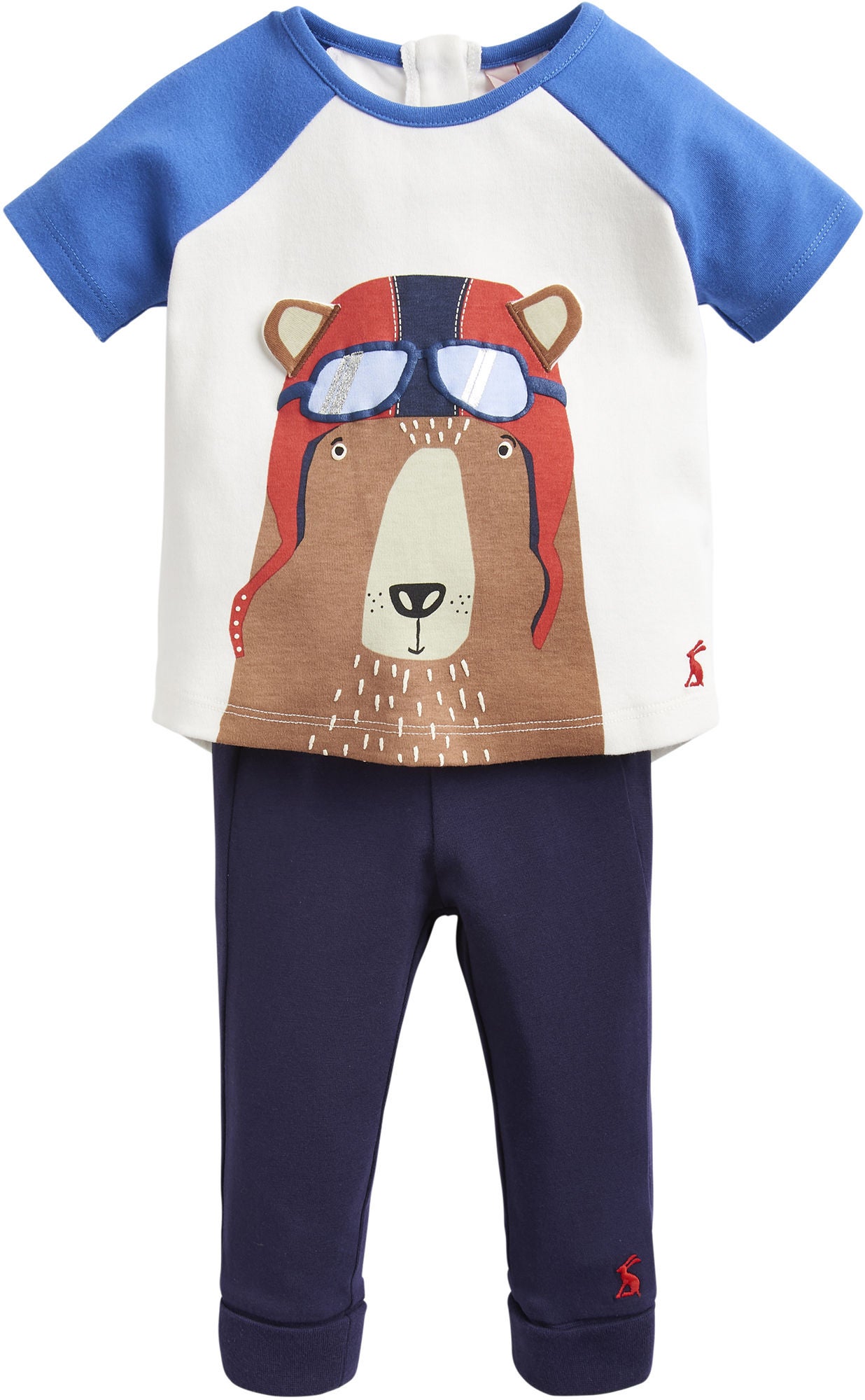 Tom Joule Mack Klädset, Blue Pilot Bear 3-6 Månader