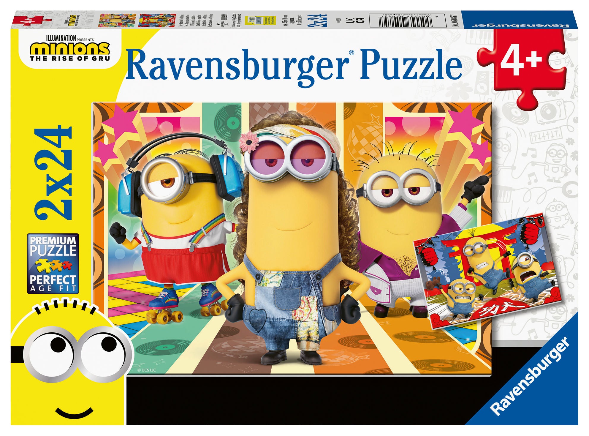 Ravensburger Pussel Minionerna I Action 2x24 Bitar