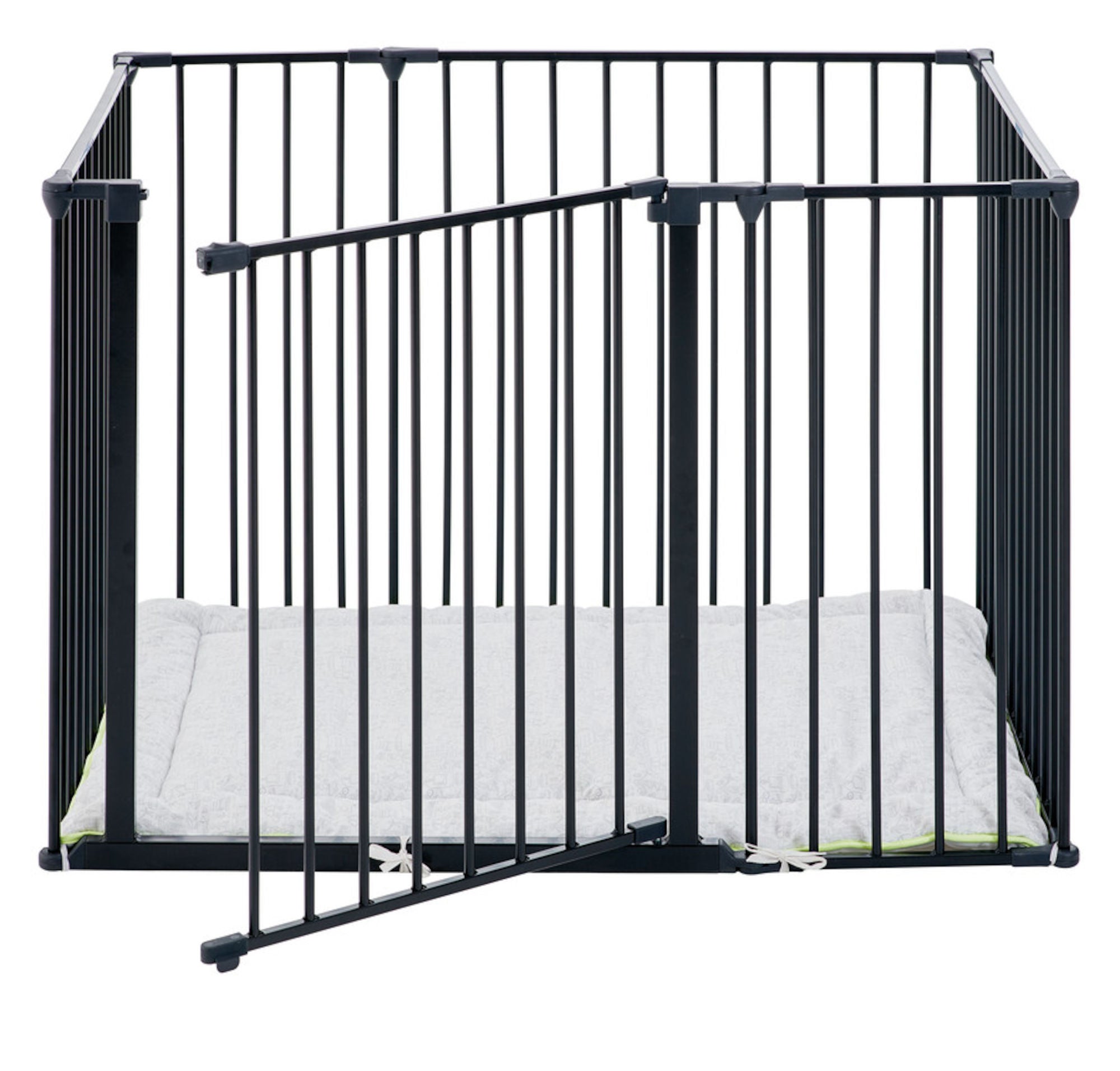 BabyDan Square Lekhage 105x72x71 cm, Svart