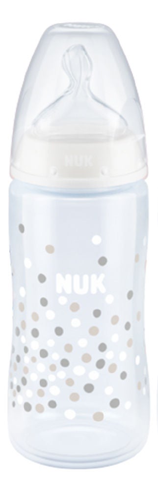 NUK First Choice+ 300 ml Nappflaska, Vit