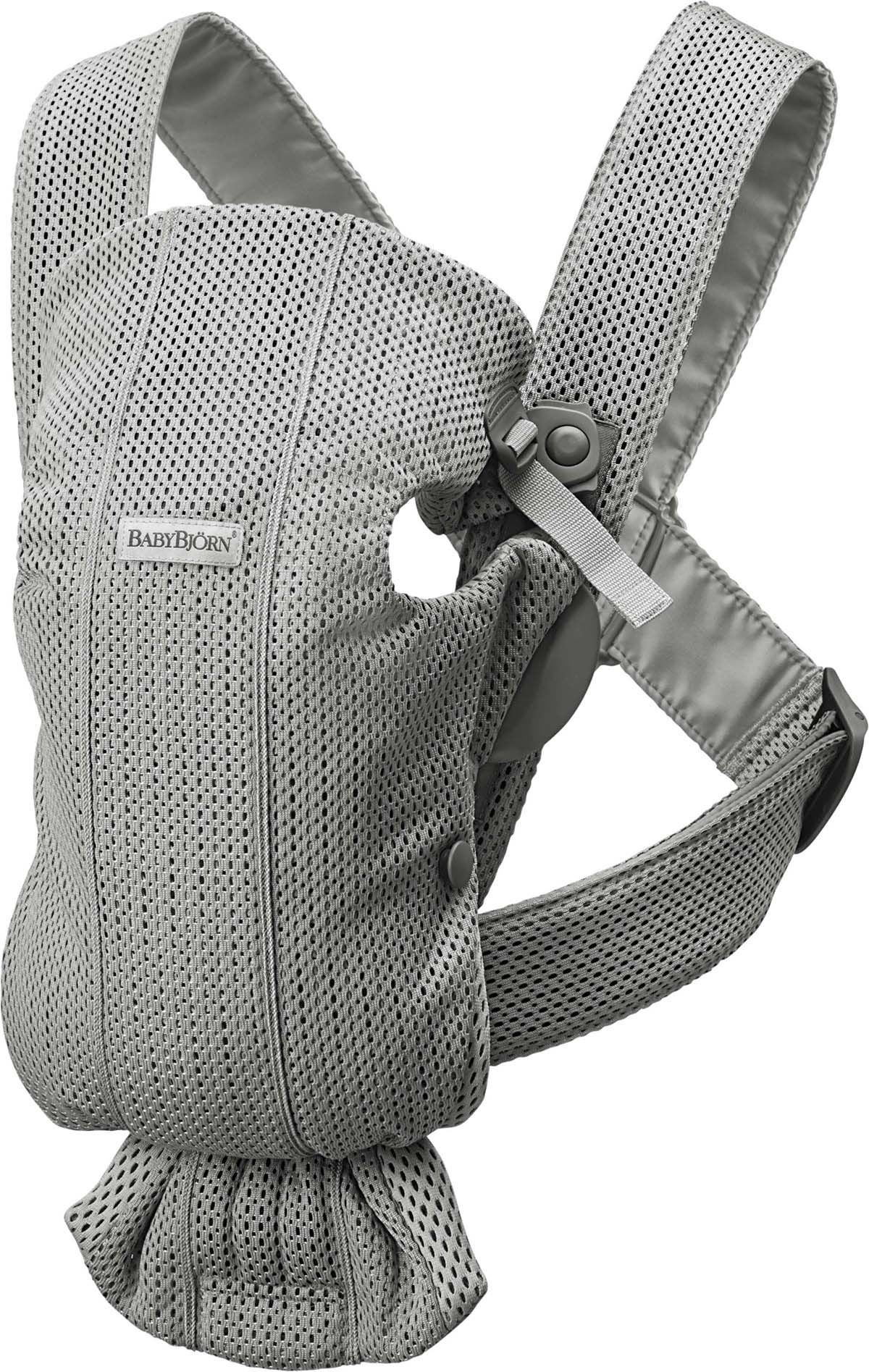 BabyBjörn Mini Bärsele 3D Mesh, Grå