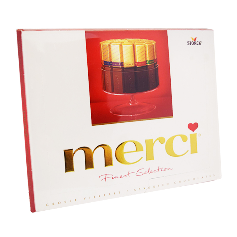 Chokladask "Merci" 250g - 30% rabatt