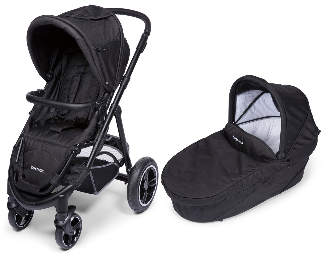 Beemoo Airfill Duovagn, Black Melange
