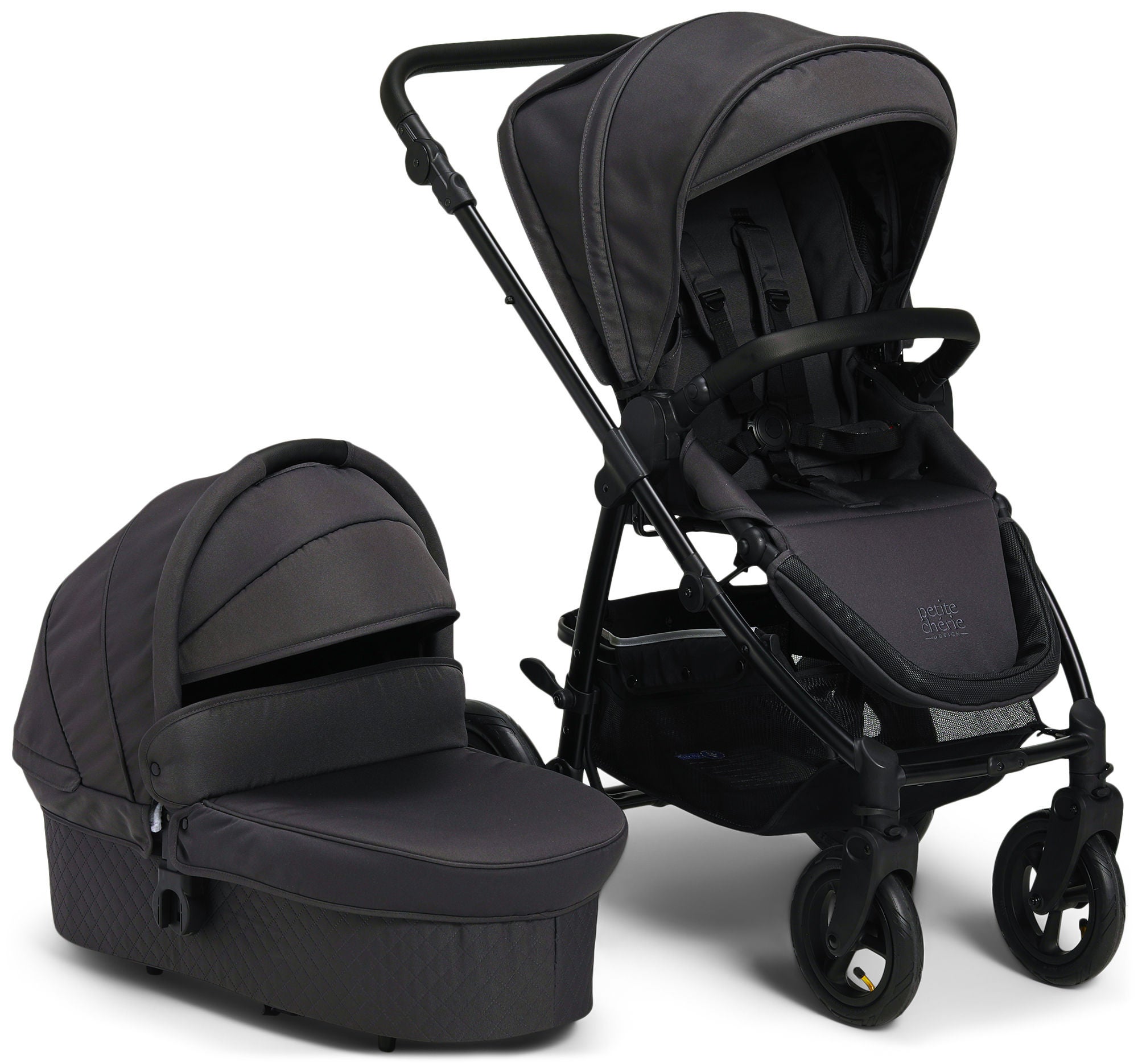 Petite Chérie Heritage 2 Duovagn, Asphalt/Black
