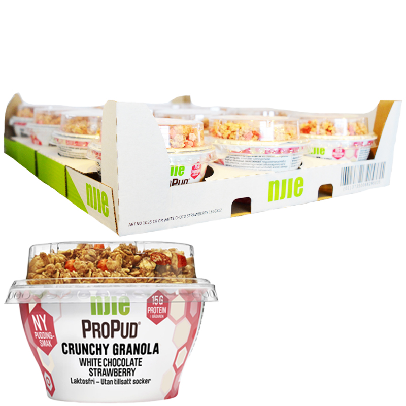 Hel Låda Proteinpudding "White Chocolate" 12 x 165g - 28% rabatt