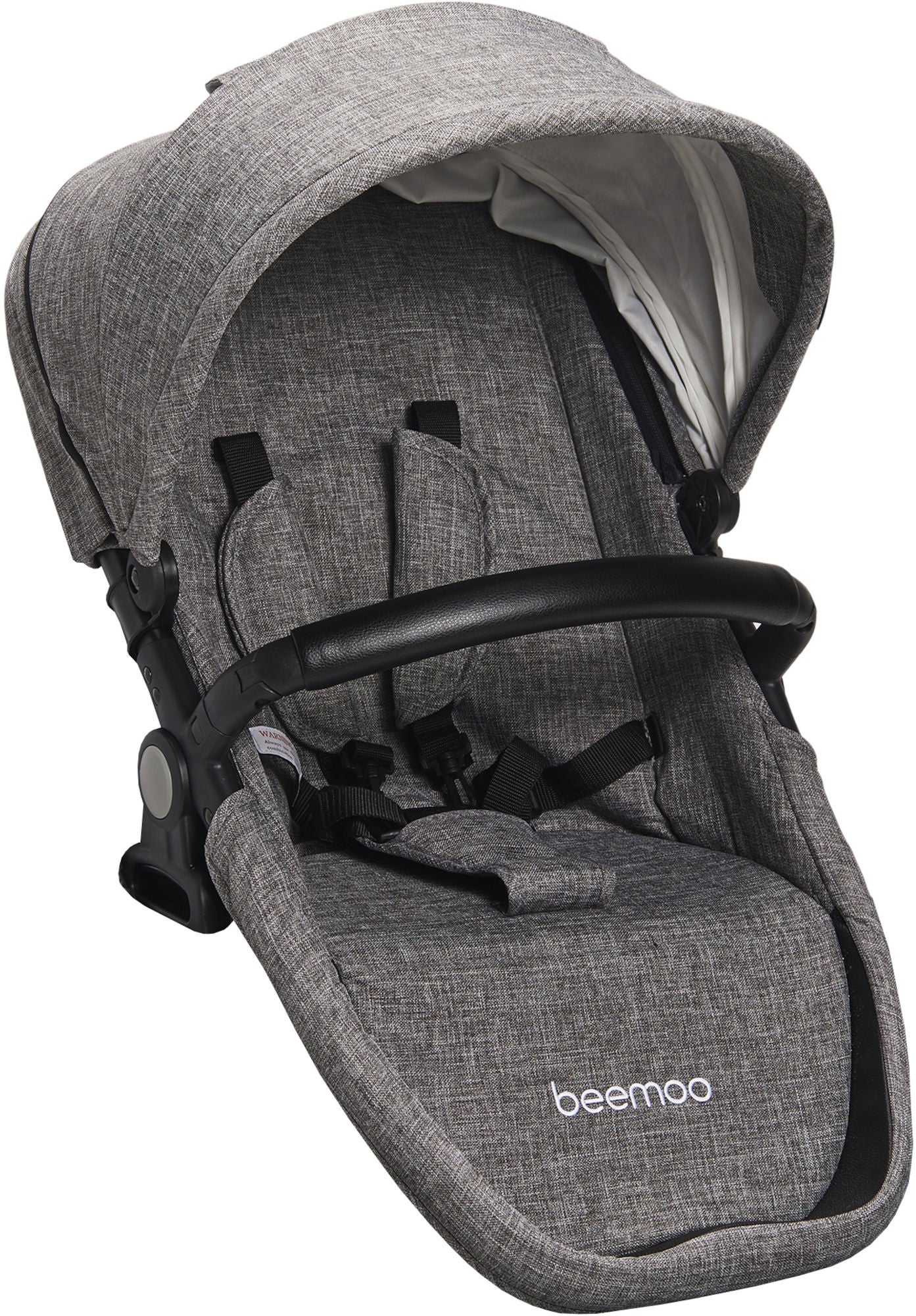 Beemoo Maxi Travel Lux II Sittdel, Silver/Grey Melange