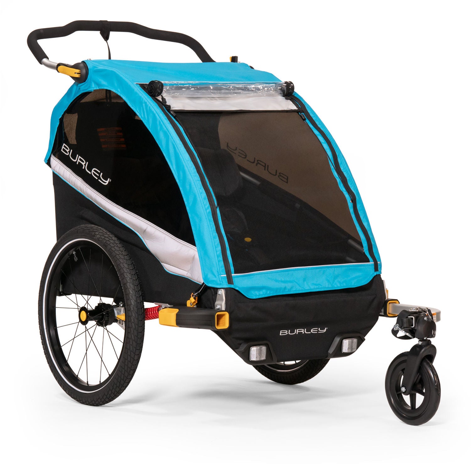 Burley D'Lite X Cykelvagn, DoubleAqua