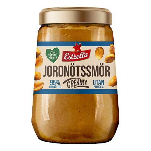 Estrella Jordnötssmör Creamy - 150 gram