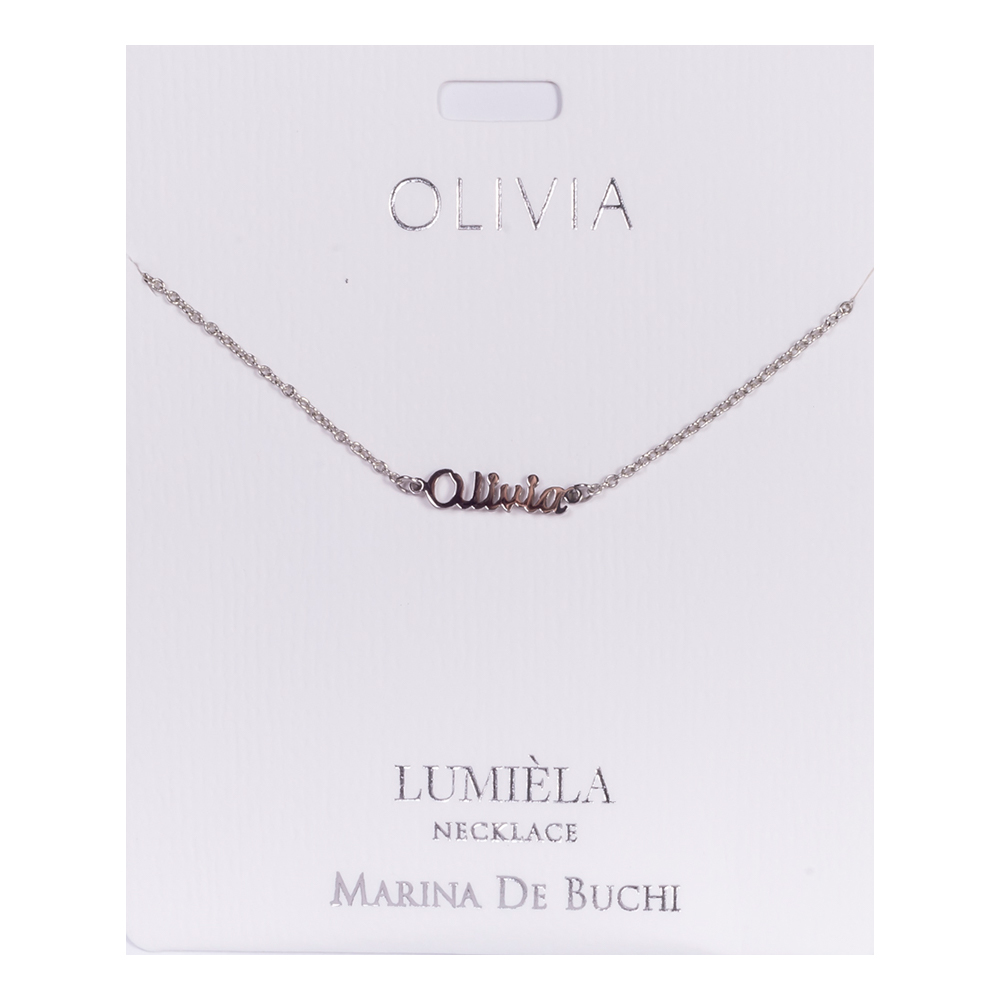 Namnhalsband Silver - Olivia