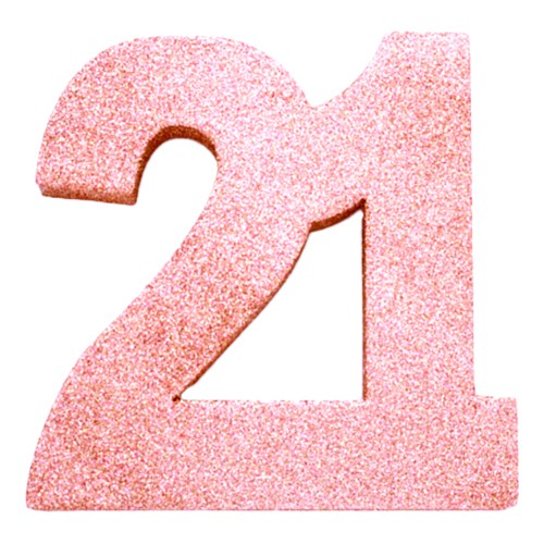 Bordsdekoration Siffra Roséguld - Siffra 21