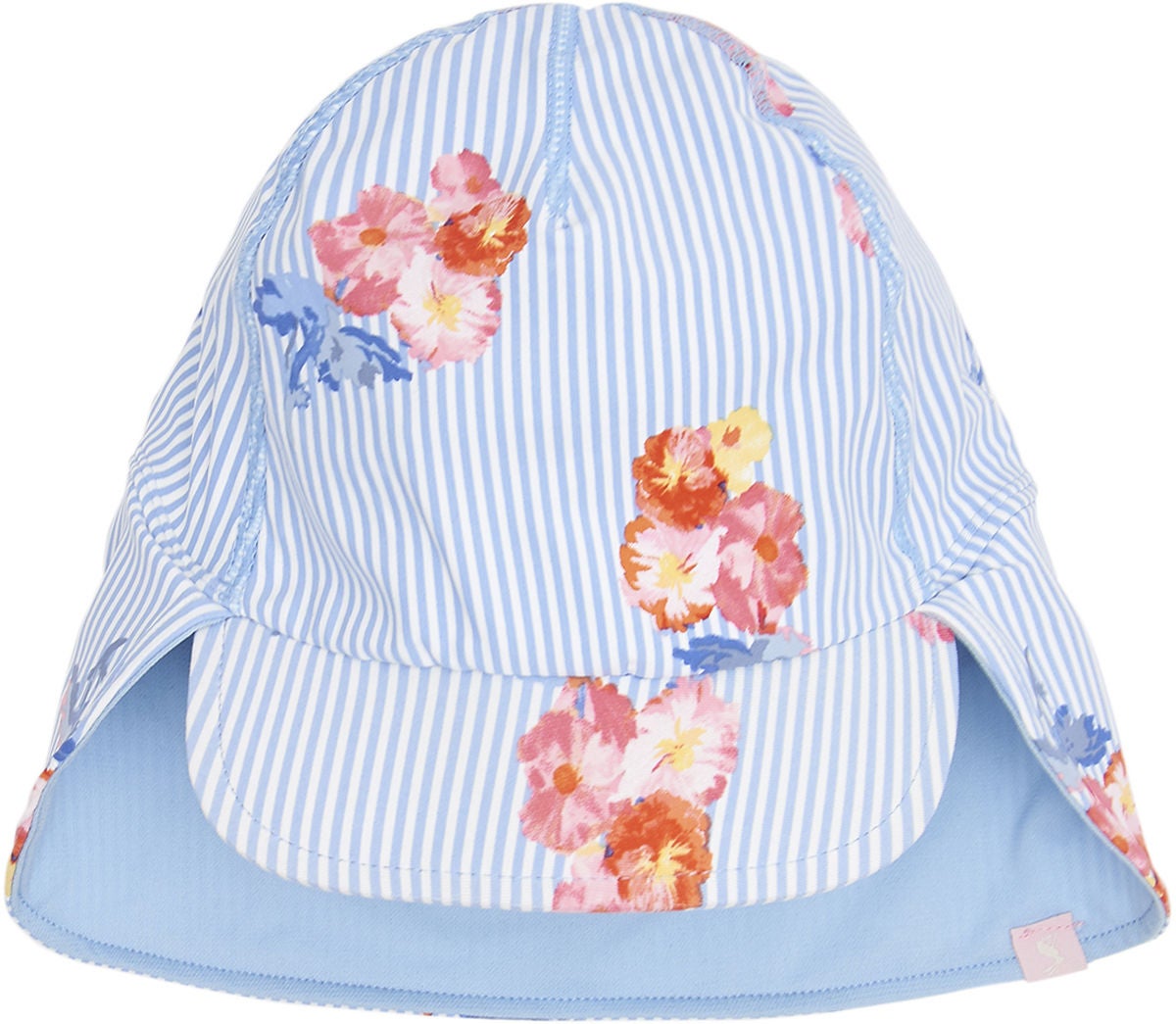 Tom Joules Solhatt, Blue Floral Stripe 8-12 År