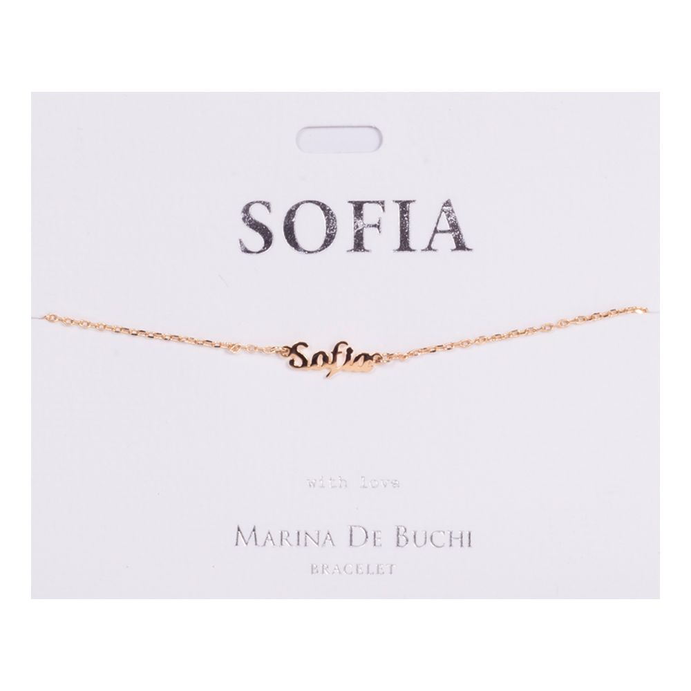 Namnarmband Guld - Sofia