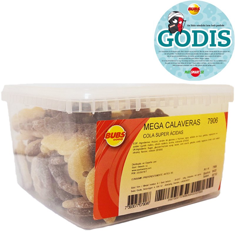 Hel Låda Colaskallar 1,6kg - 51% rabatt