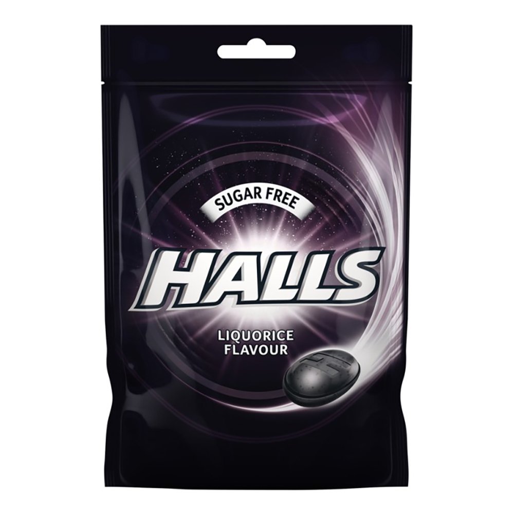 Halls Cool Liquorice Halstabletter