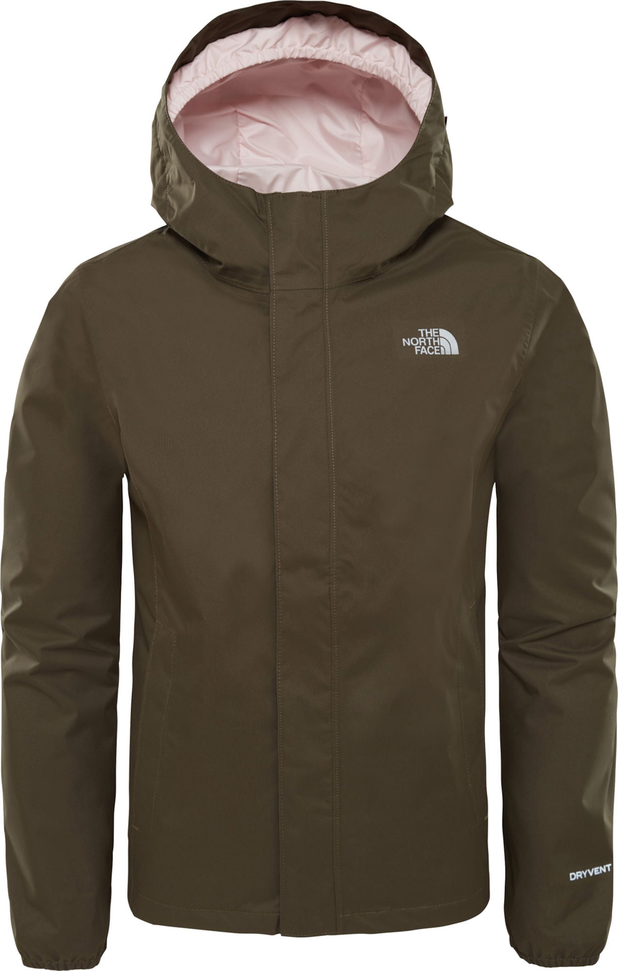 The North Face Resolve Reflective Jacka Barn, New Taupe Green S