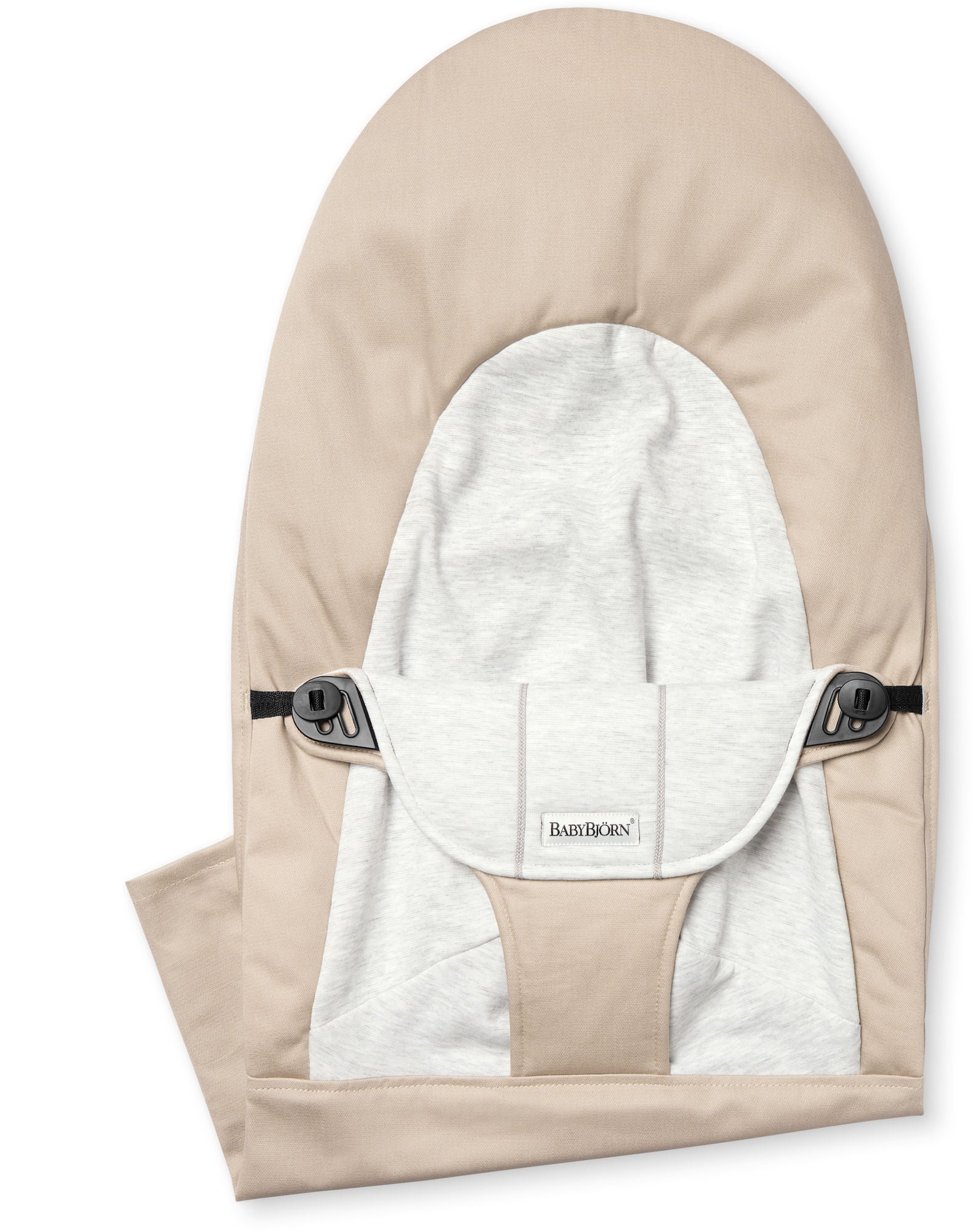 BabyBjörn Balance Soft Tygsits Cotton/Jersey, Beige/Grå