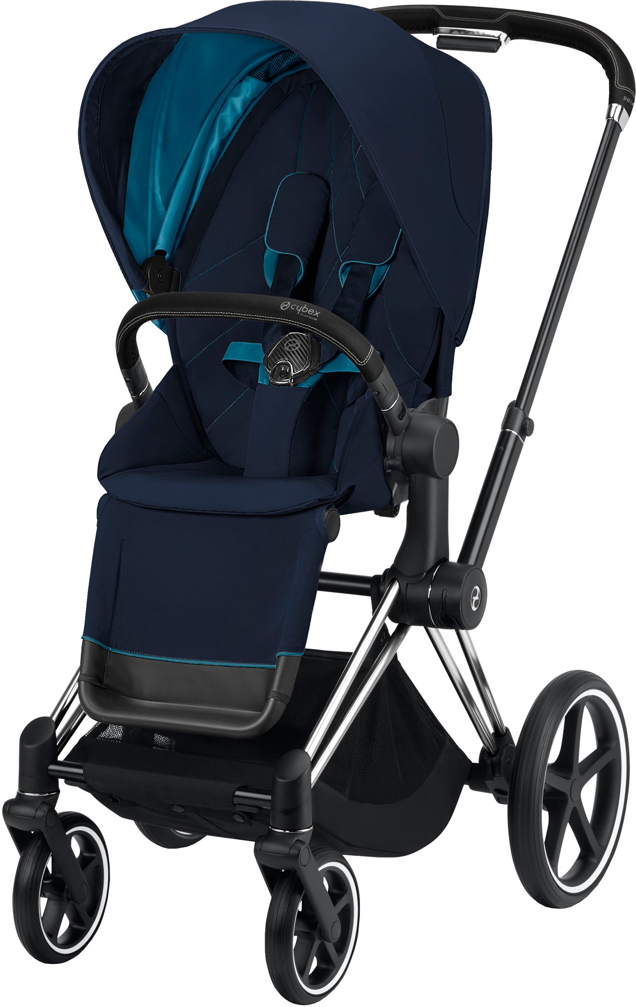 Cybex Priam Sittvagn, Nautic Blue/Chrome Black