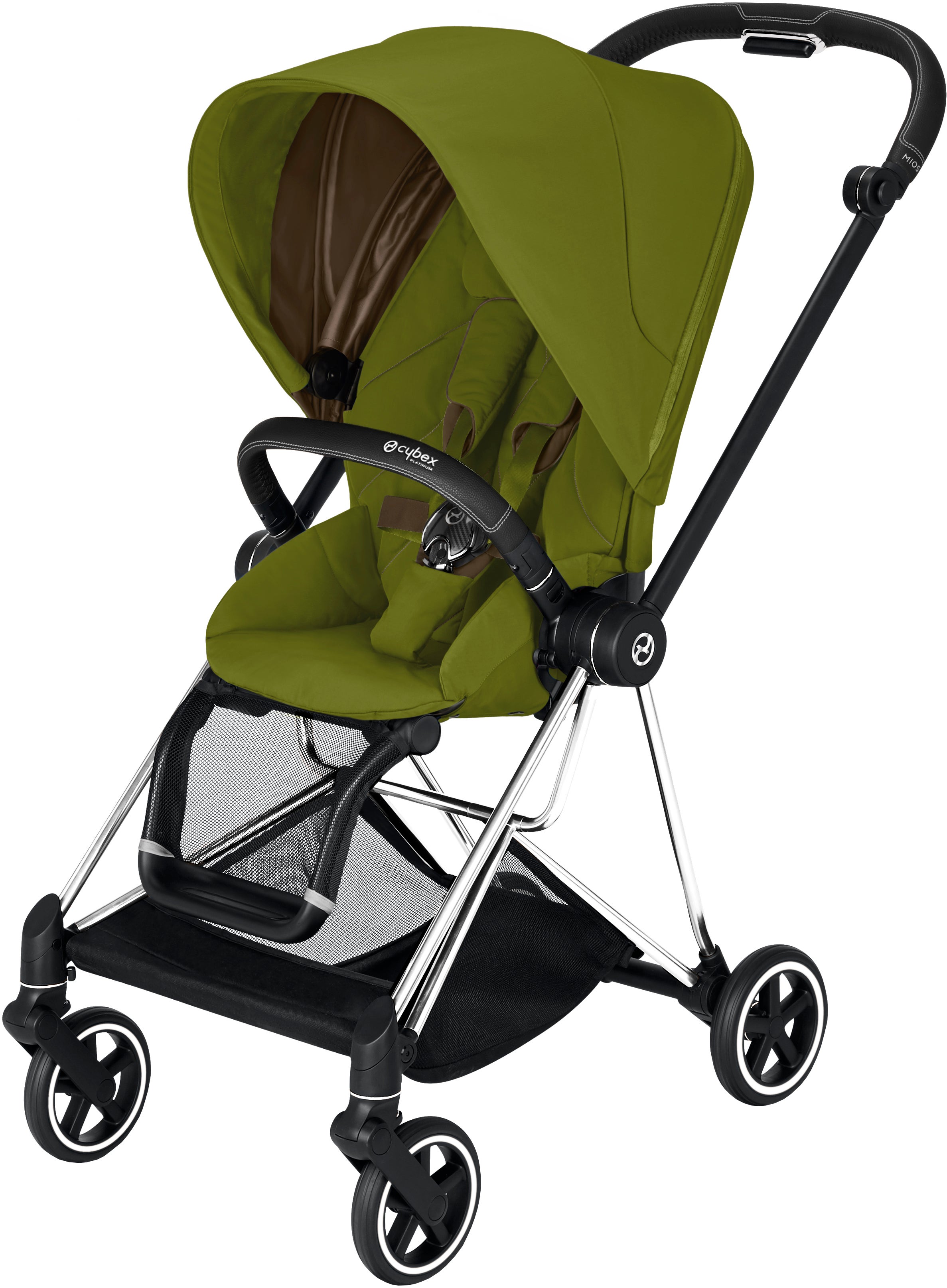 Cybex Mios Sittvagn, Chrome Black/ Khaki Green