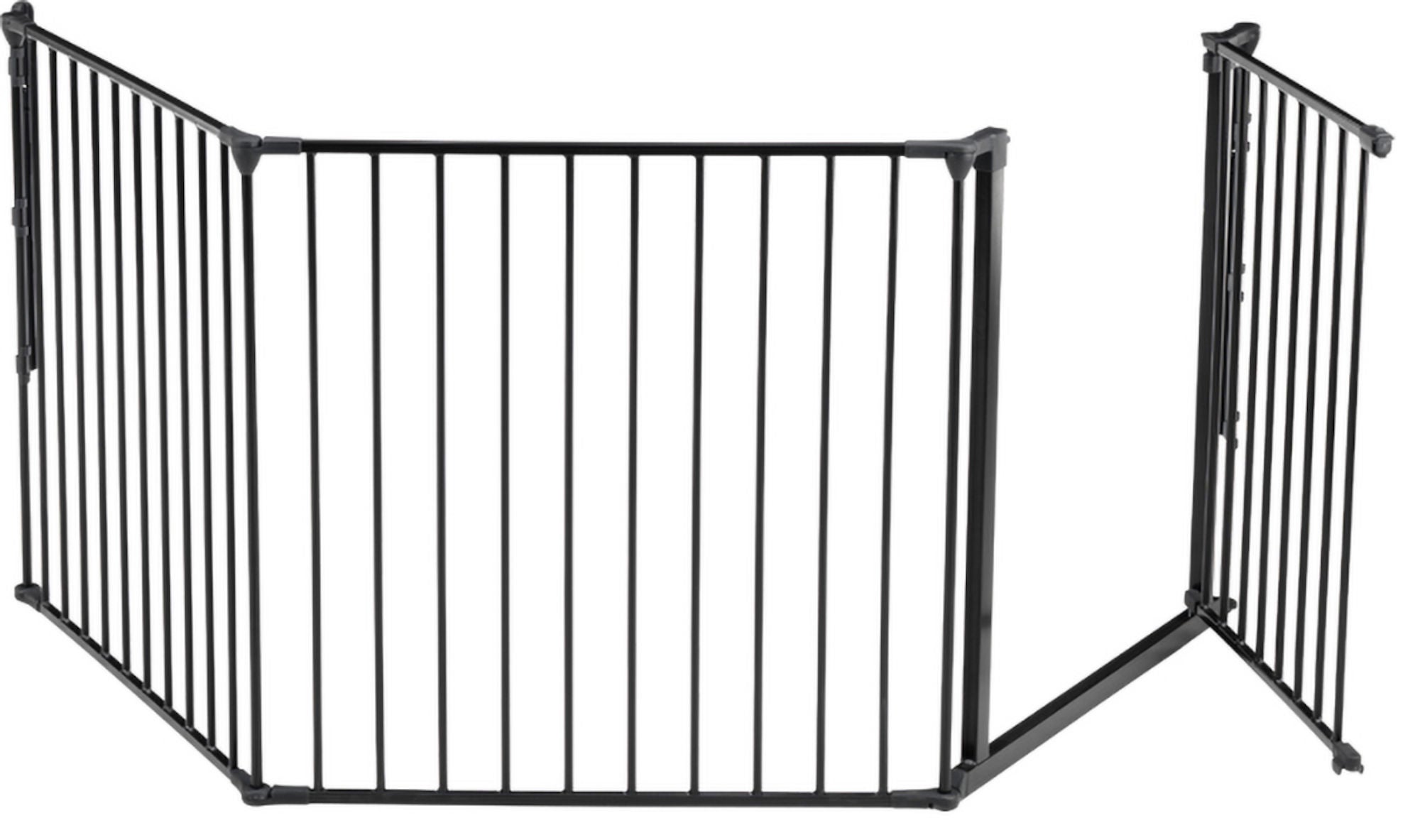 BabyDan Flex L Säkerhetsgrind Skruvgrind (Tidigare Flex 3), Svart